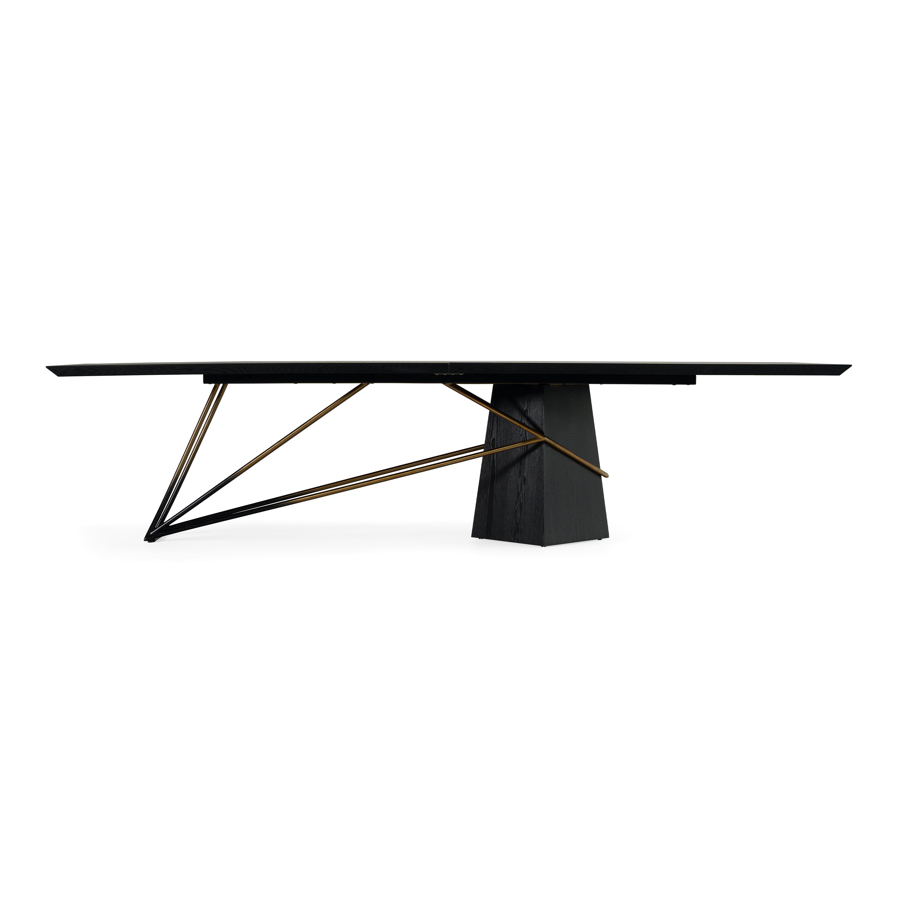 Elkhorn Glam Ash and Stainless Steel 126" Dining Table