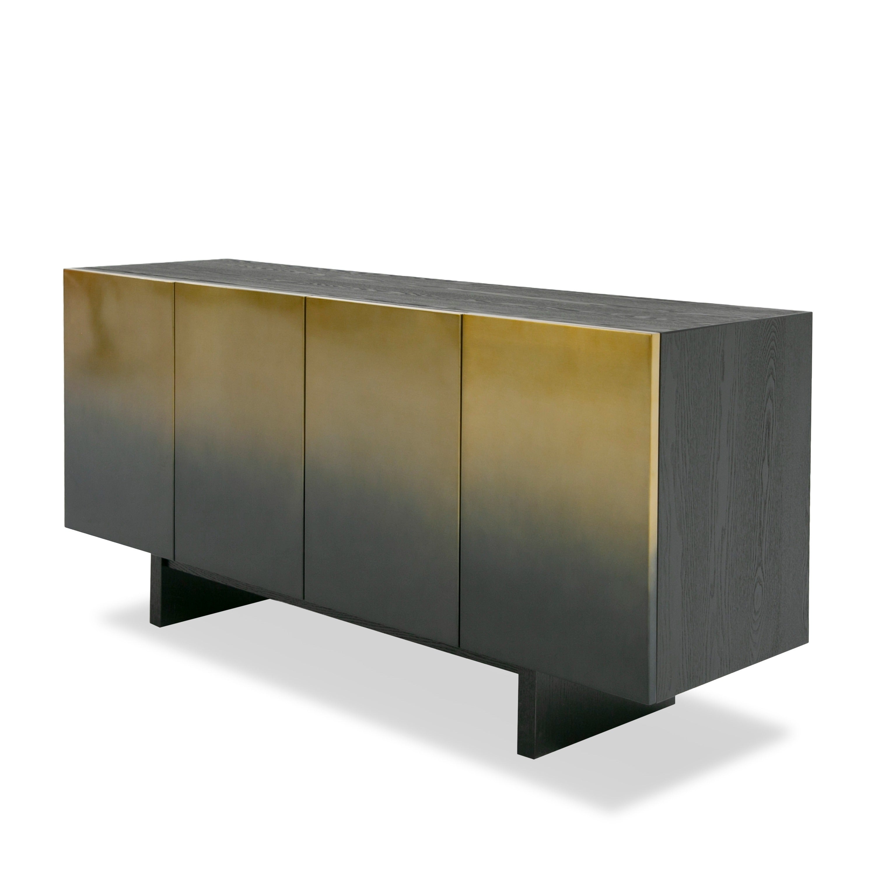 Elmira Glam Ash and Gradient Stainless Steel Buffet