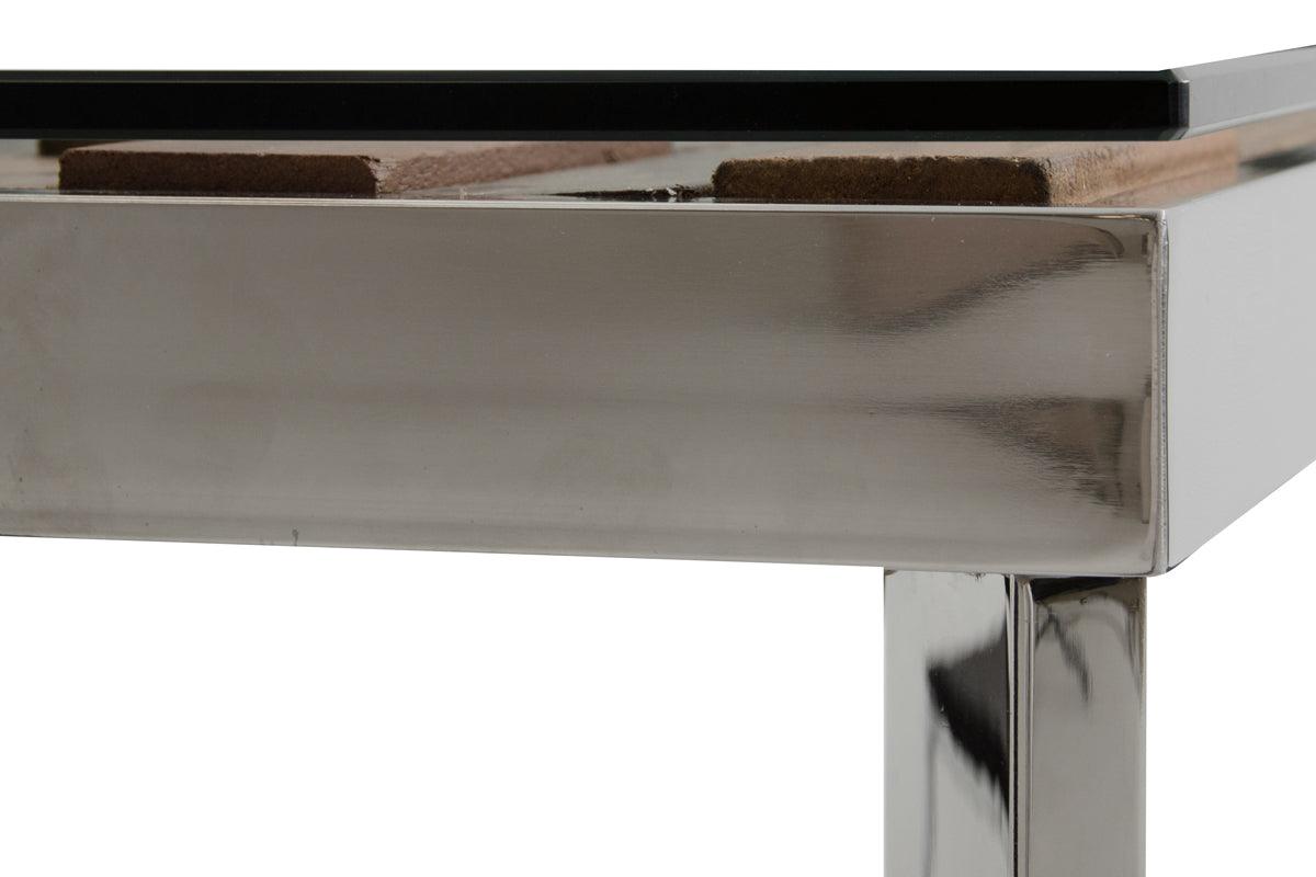 Santiago Modern Rectangular Wood Mosaic Dining Table