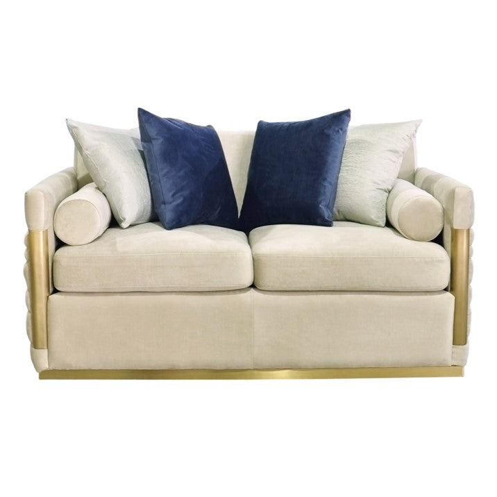 Tenaya Modern Fabric Loveseat Sofa