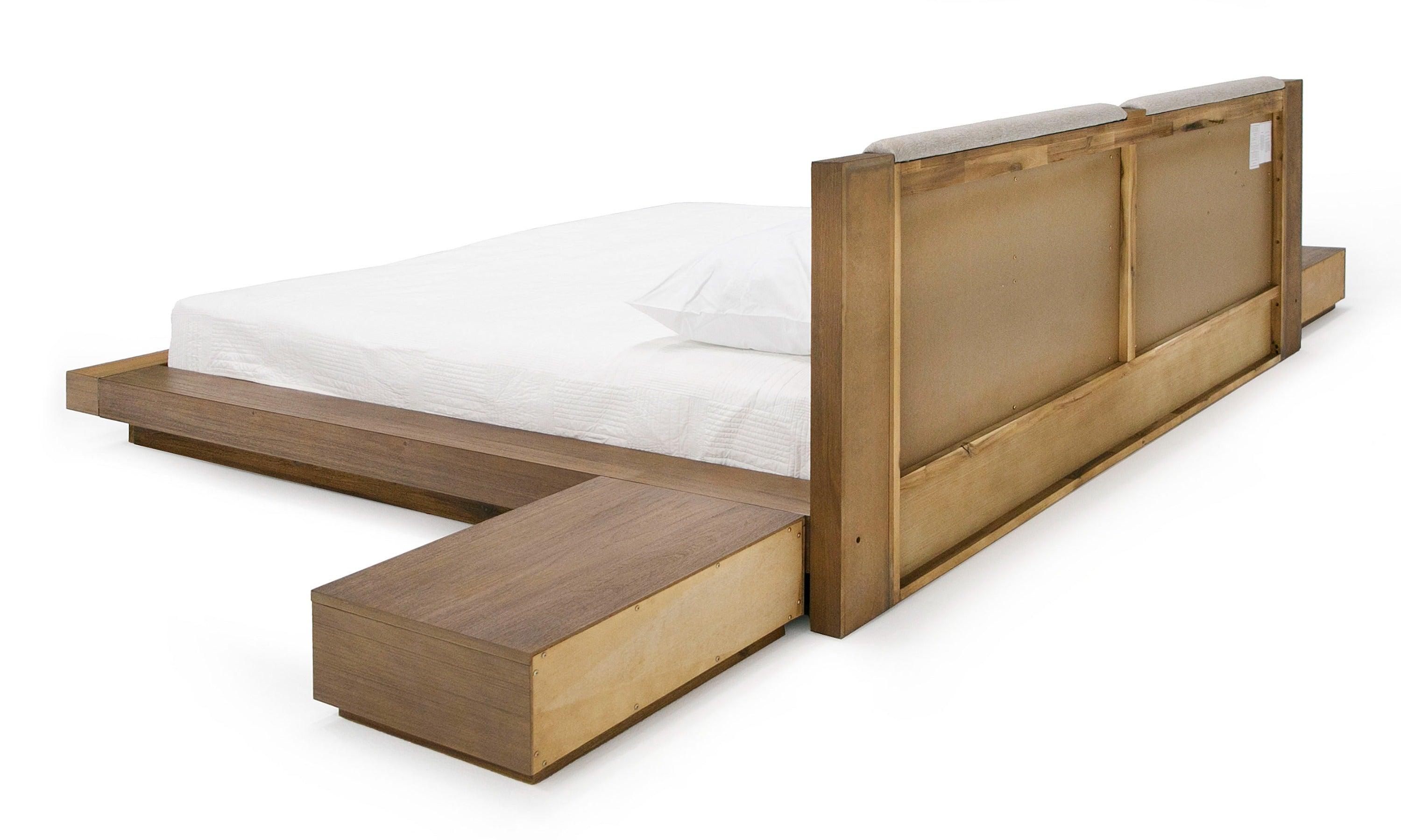 Fantasia Contemporary Bed with Two Nightstands