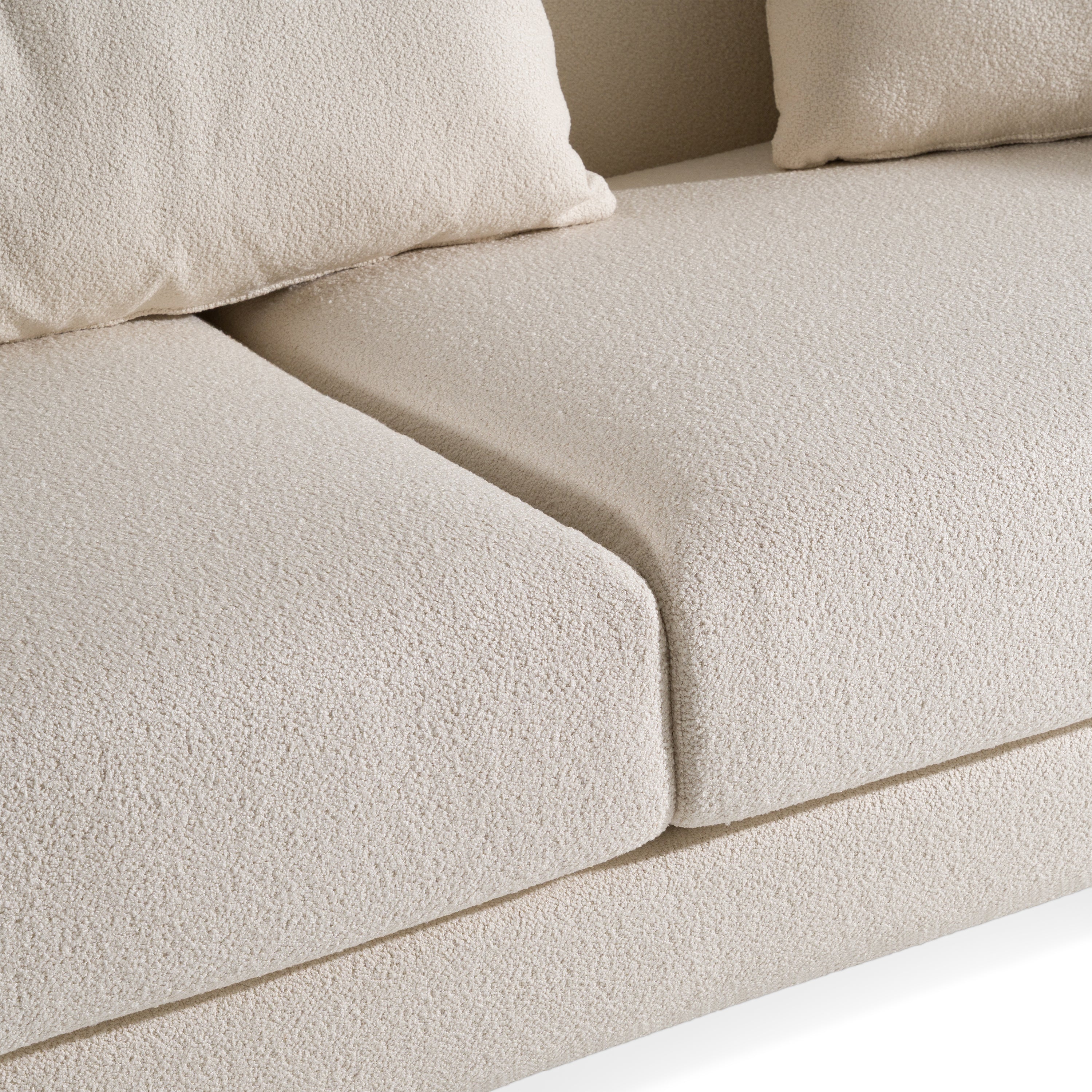 Fleury Contemporary Fabric and Sofa