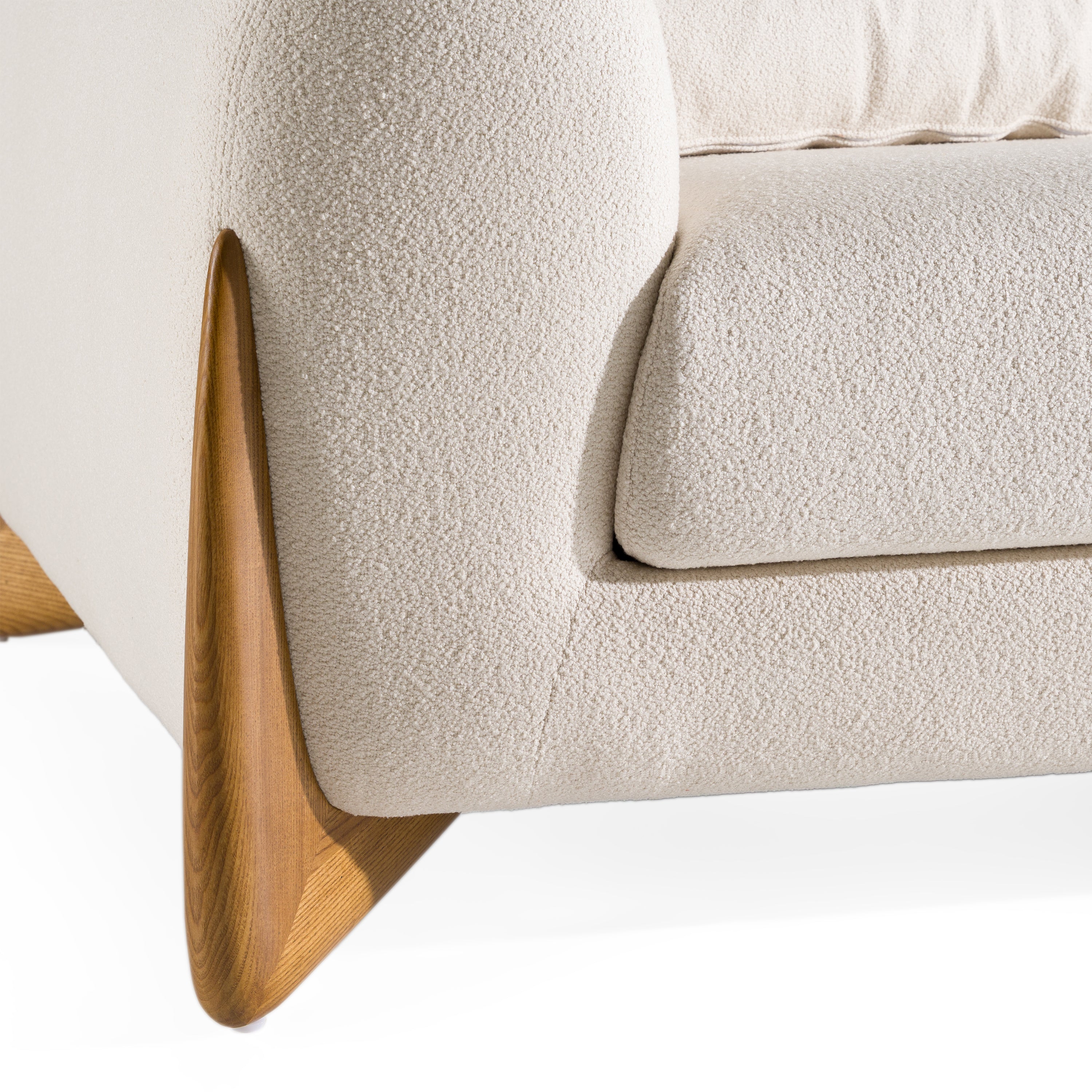Fleury Contemporary Fabric and Sofa