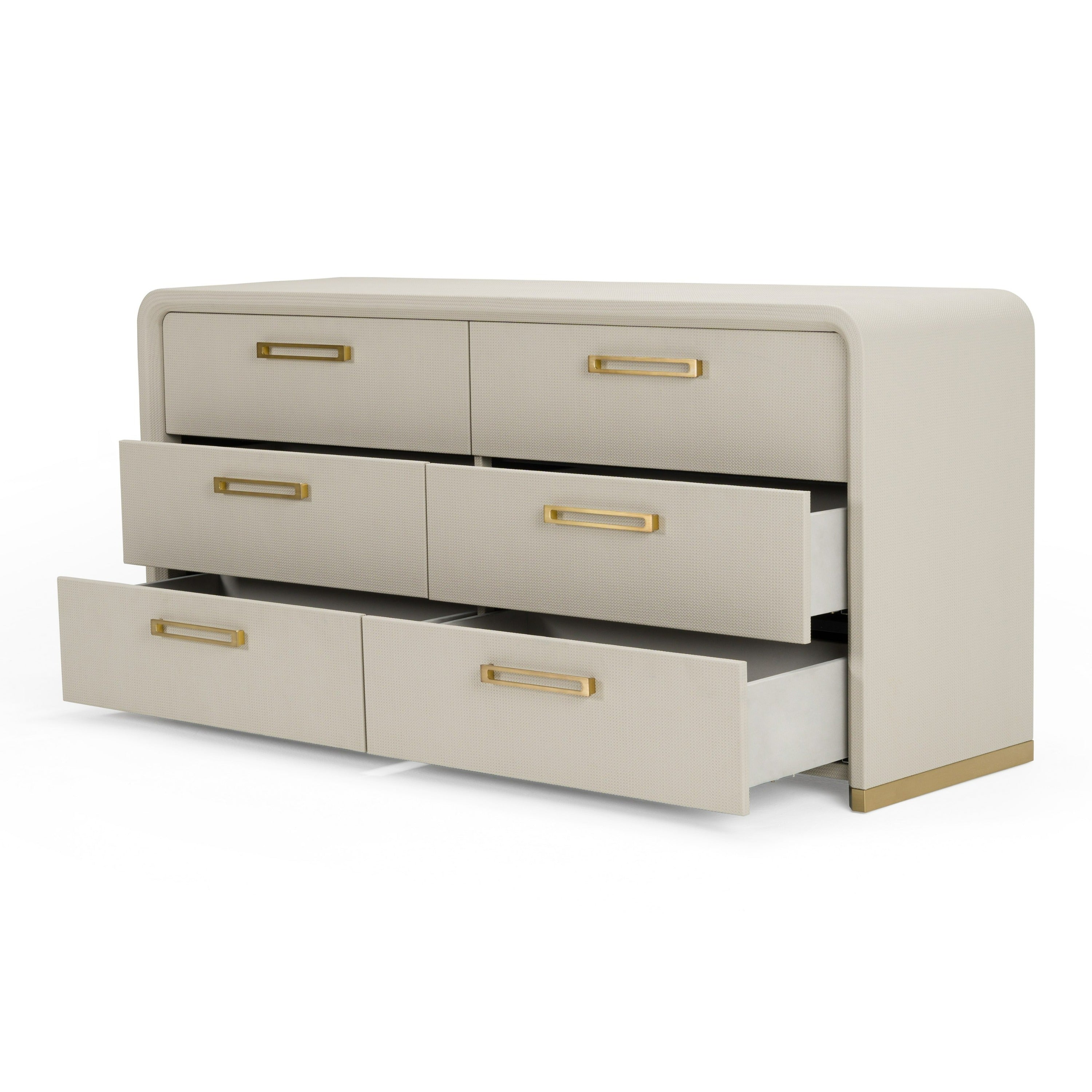 Florence Modern Leatherette Dresser