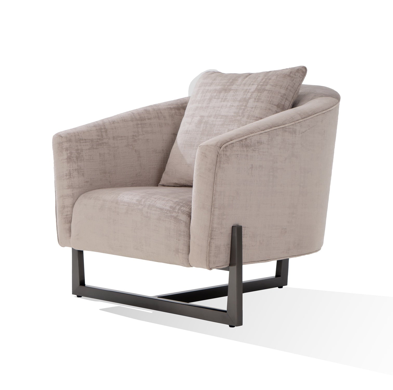 Modrest Forbis - Contemporary Fabric Accent Chair-Accent Chair-VIG-Wall2Wall Furnishings