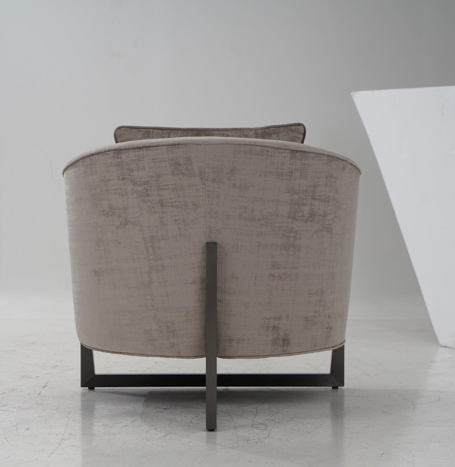 Modrest Forbis Contemporary Fabric Accent Chair
