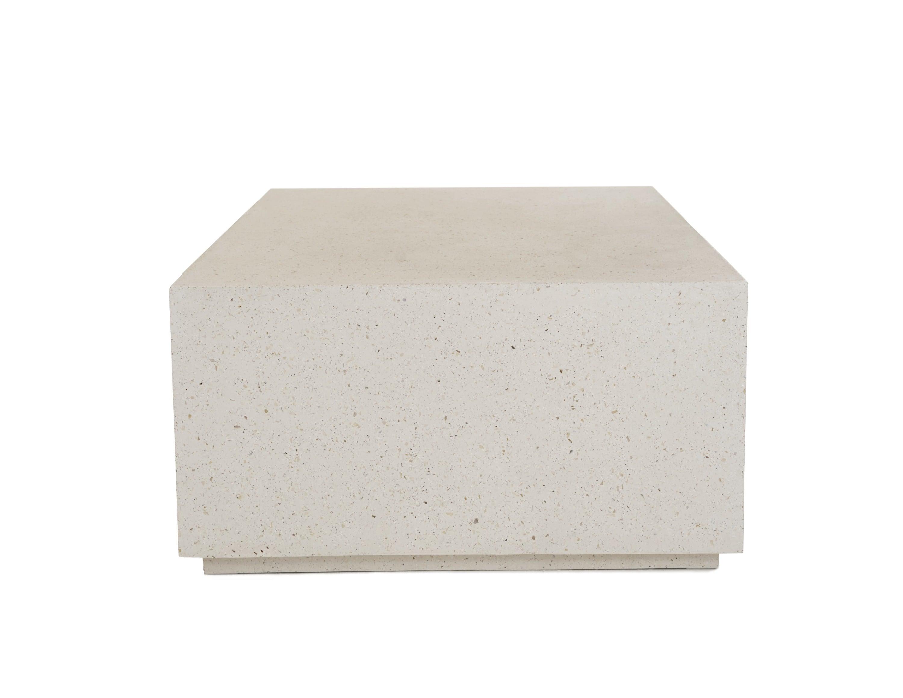 Fresno Modern Terrazzo Concrete Coffee Table