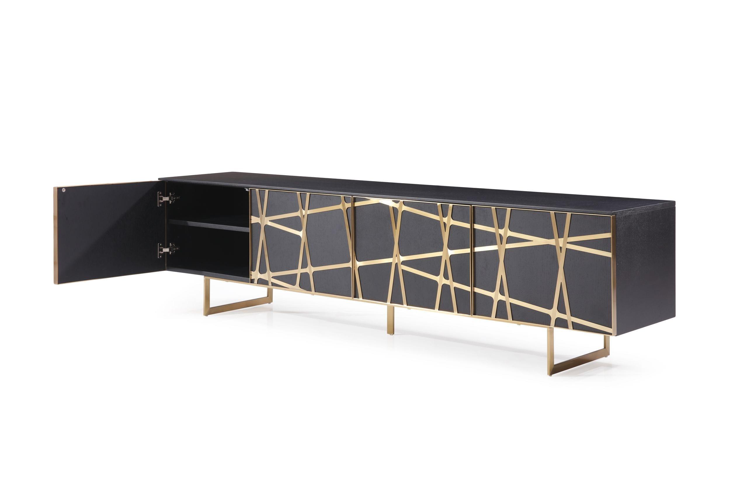 Kilson Modern Champagne TV Stand