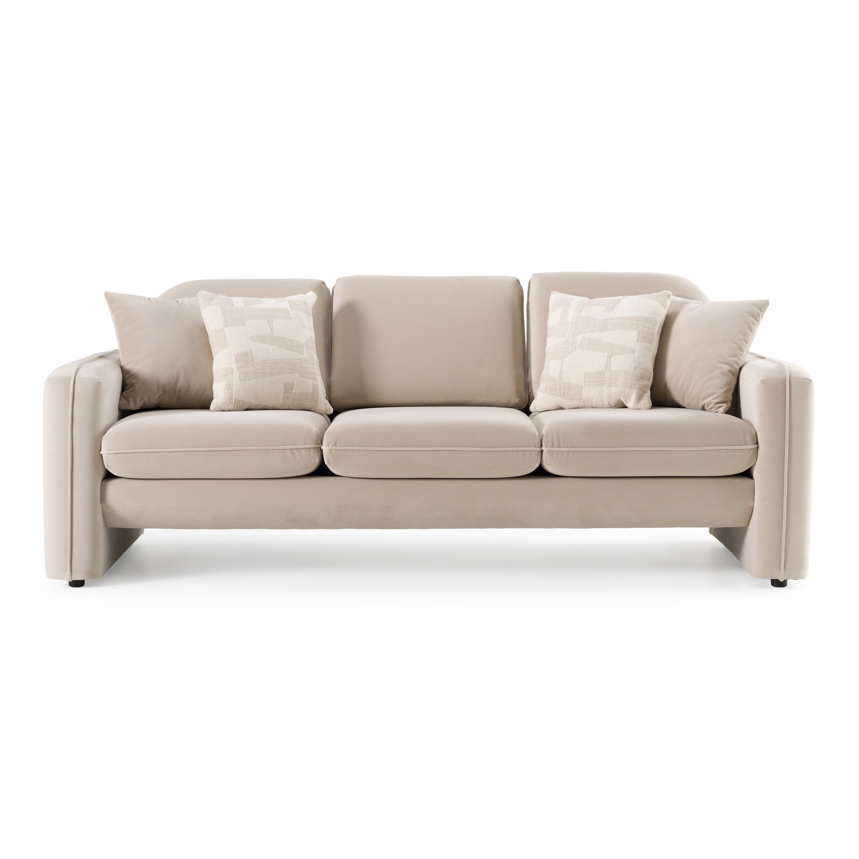 Gaston Modern Velvet Sofa