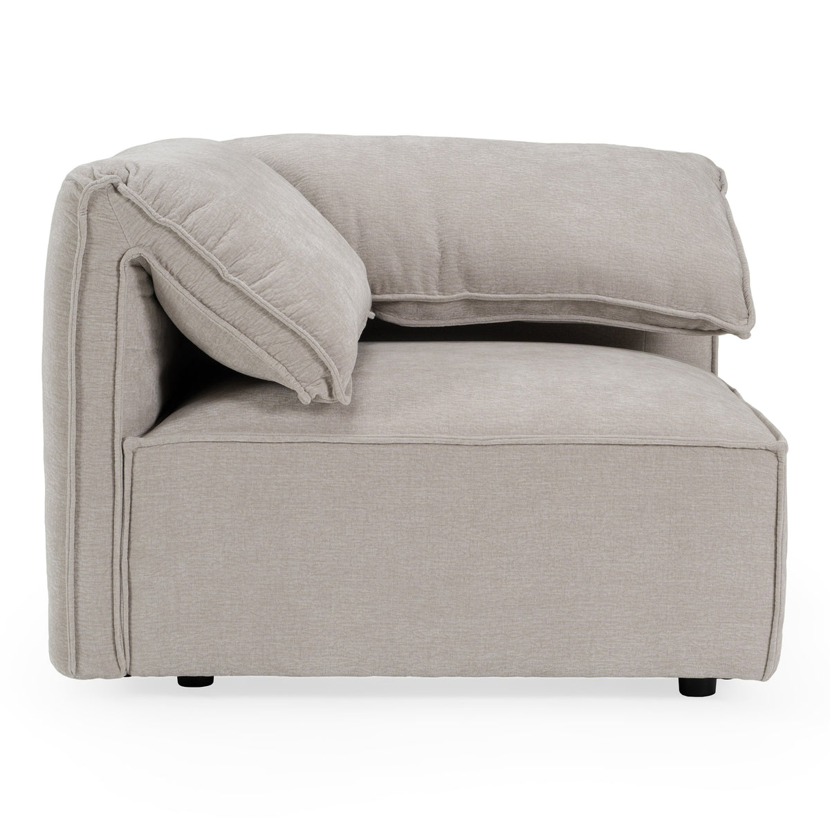 Gene - Modern Fabric Modular Corner Sectional Seat