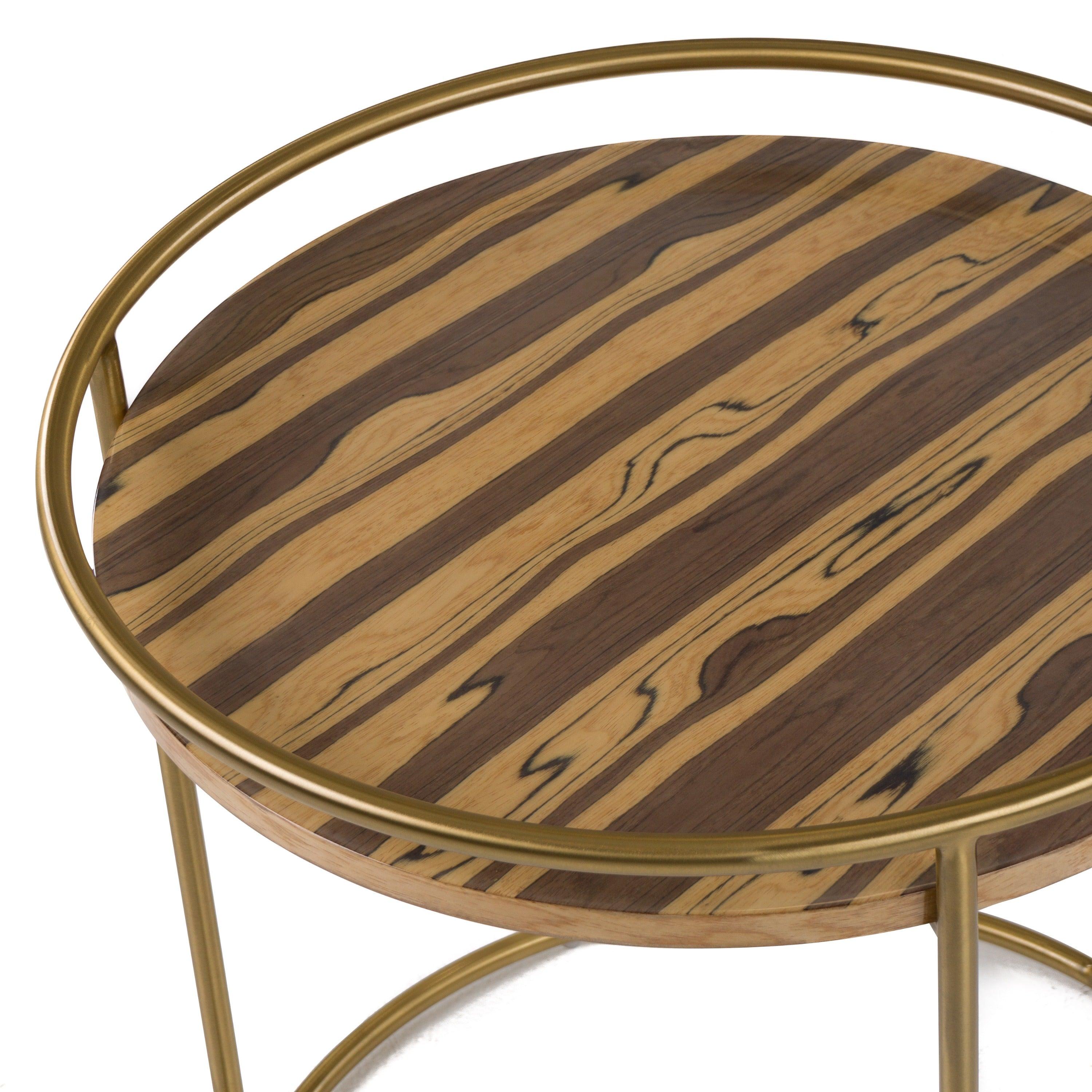 Gilcrest Glam and Marble End Table