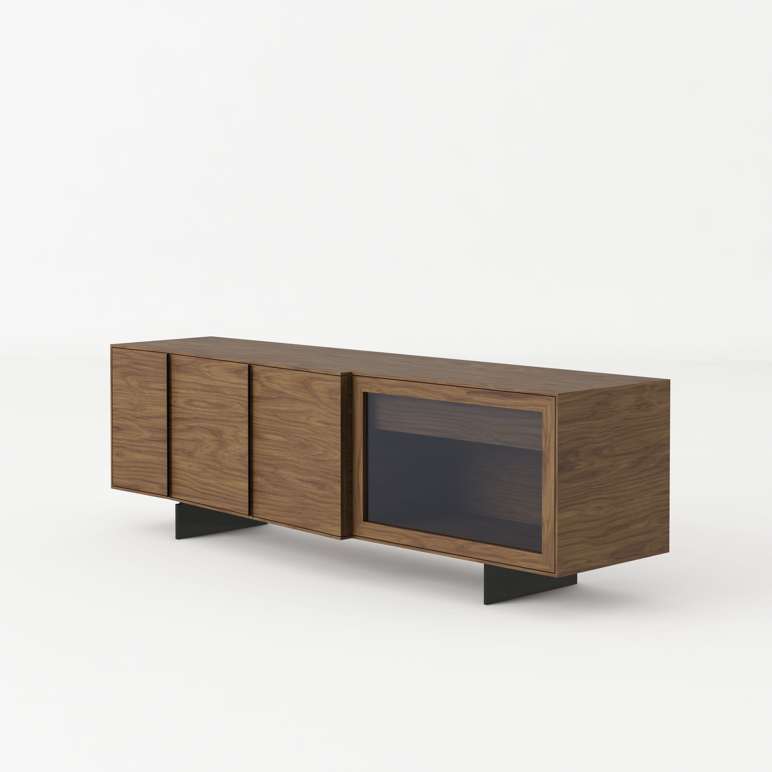 Glencoe Modern Glass Buffet