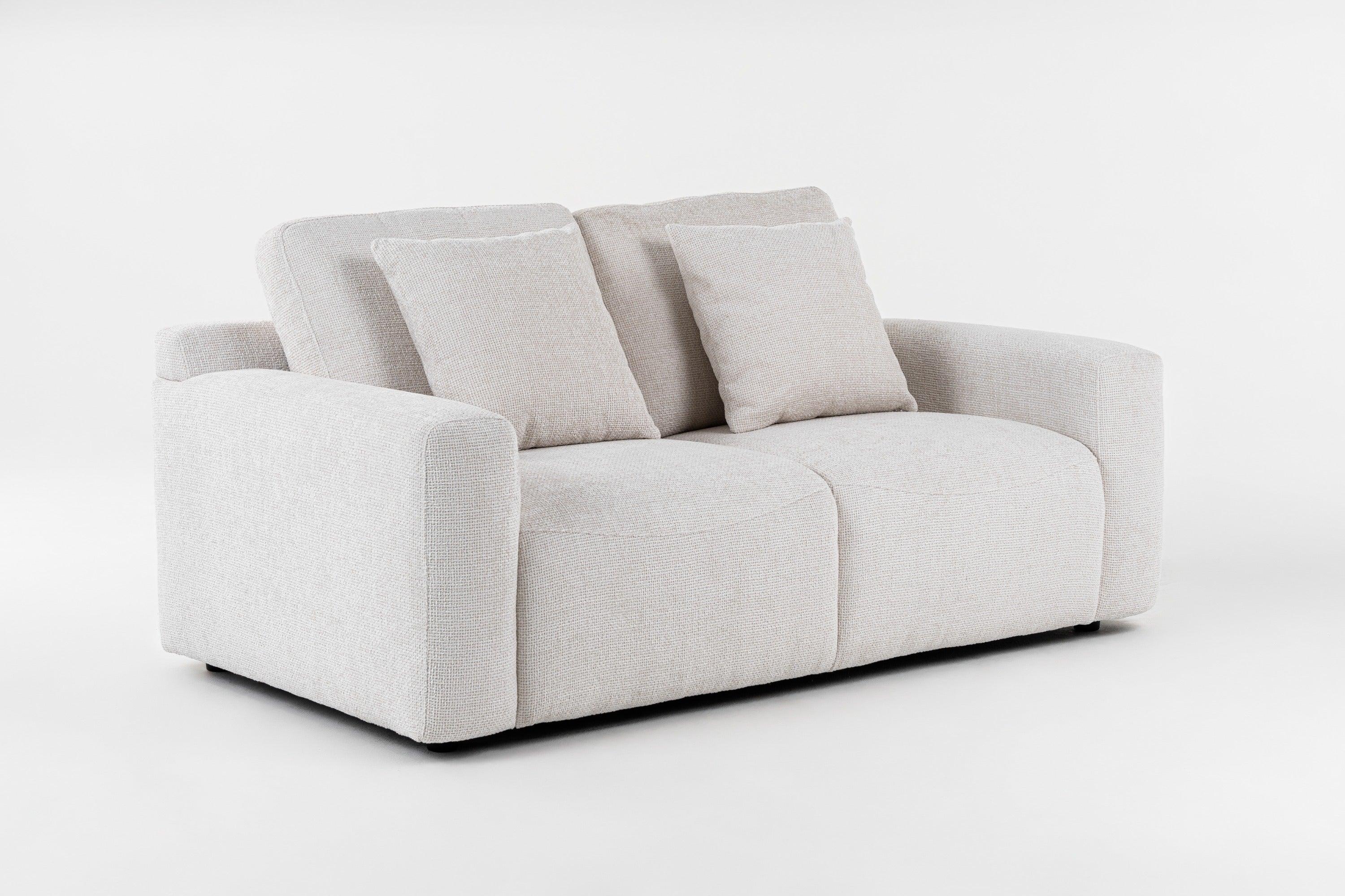 Gloria Modern Fabric Loveseat