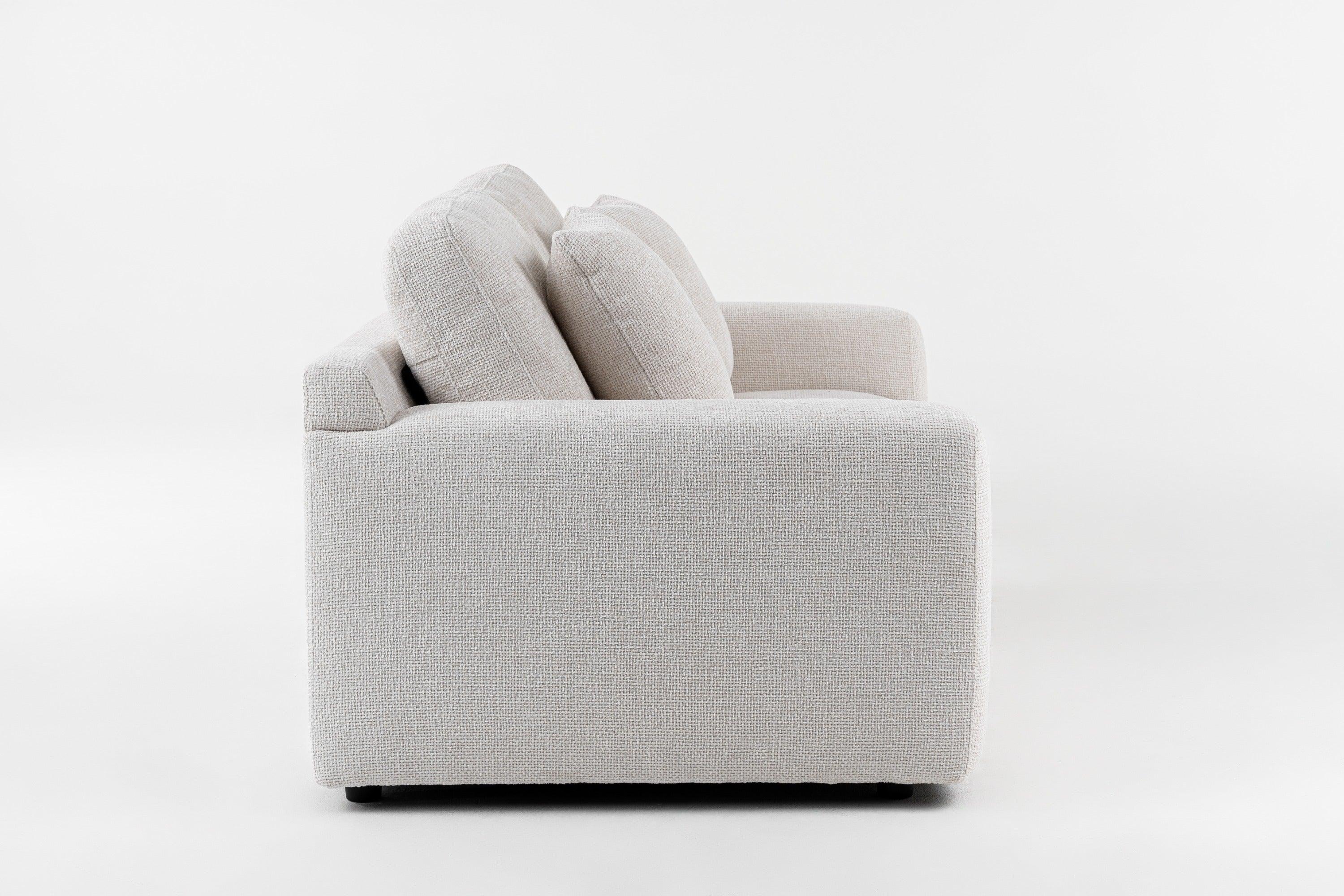 Gloria Modern Fabric Loveseat