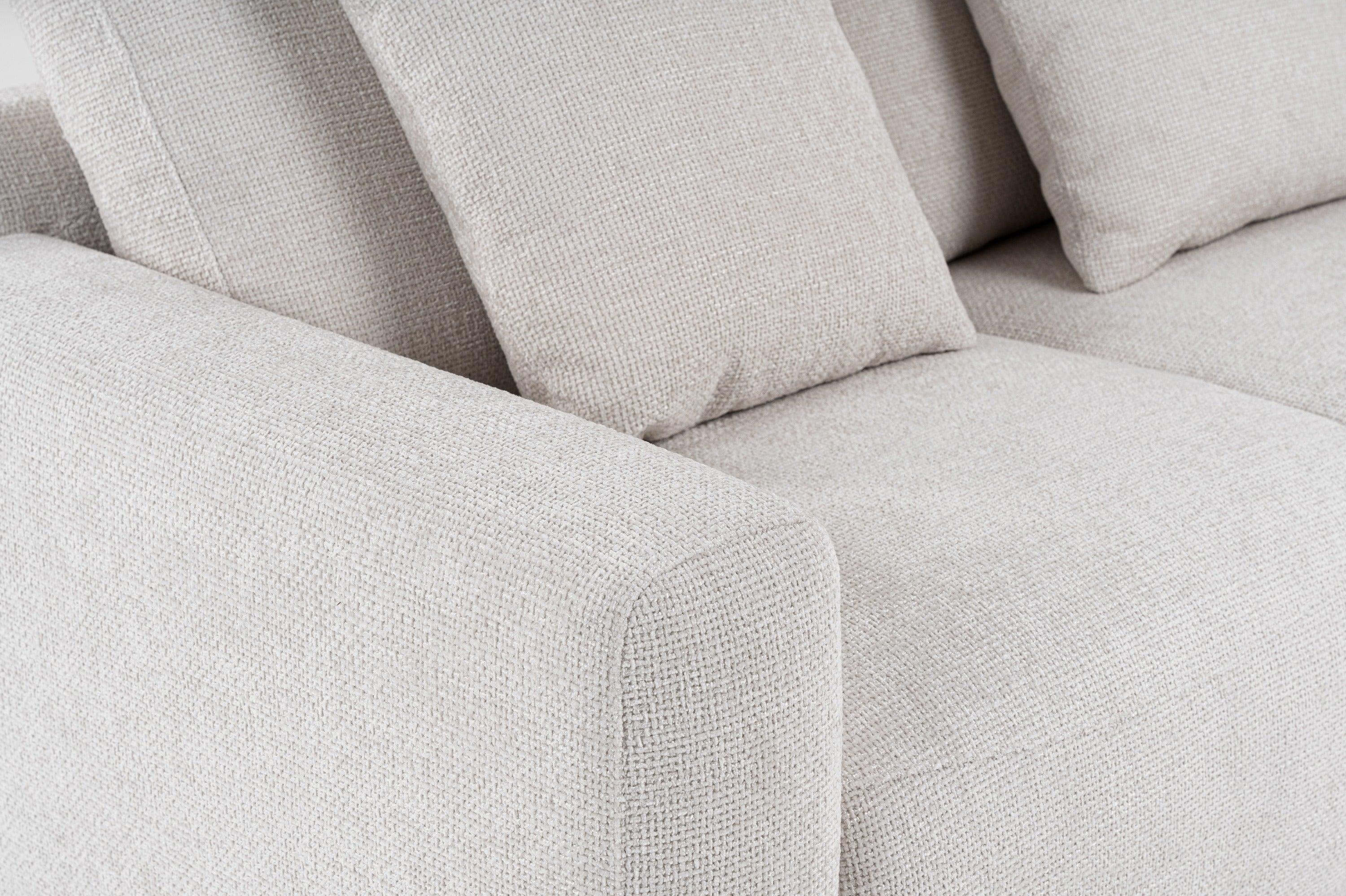 Gloria Modern Fabric Loveseat