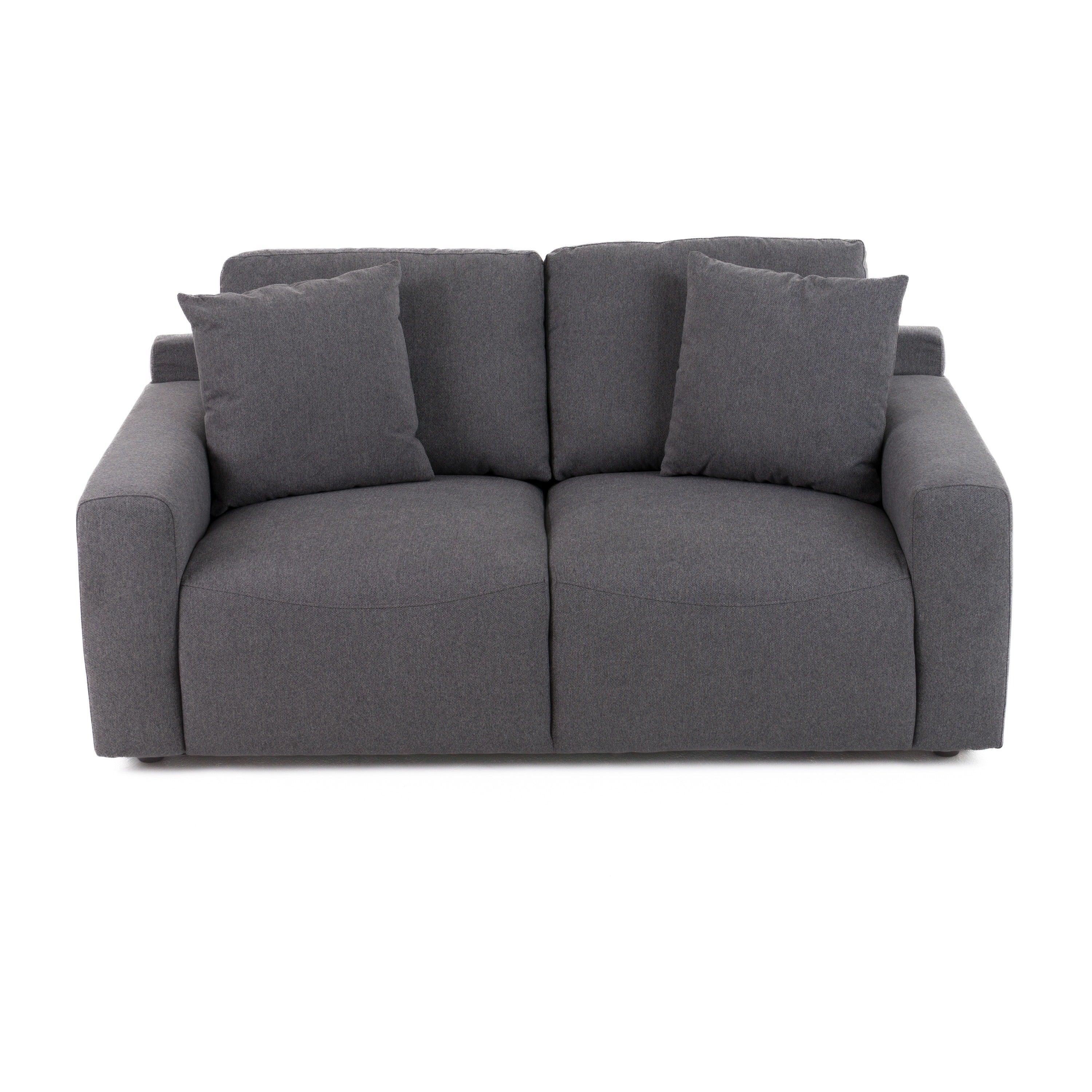Gloria Modern Fabric Loveseat