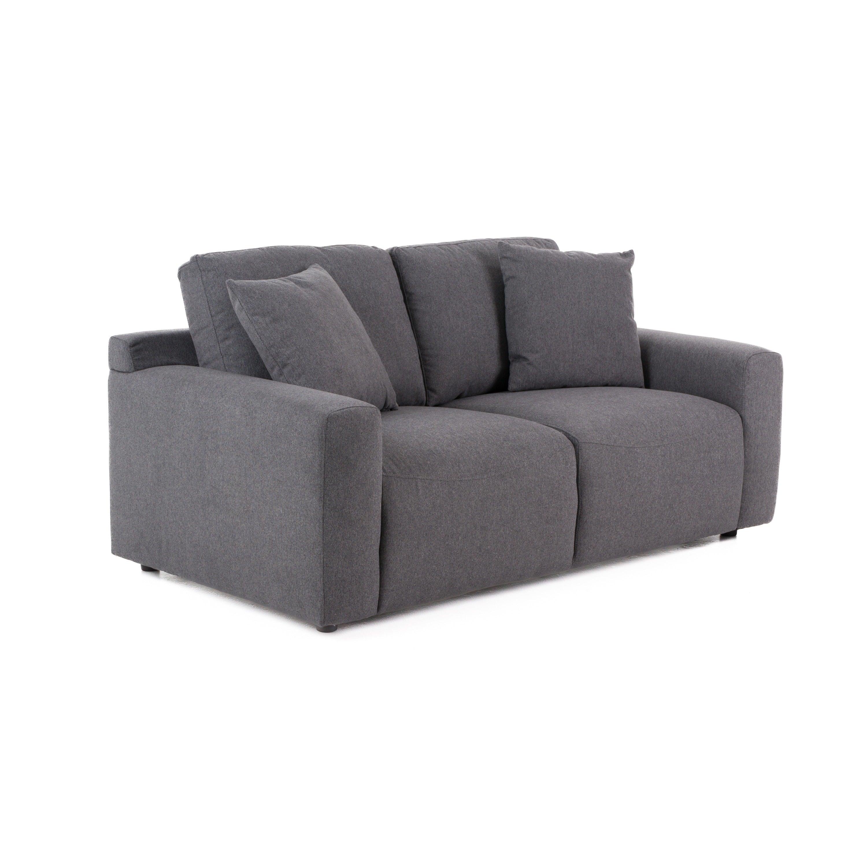 Gloria Modern Fabric Loveseat