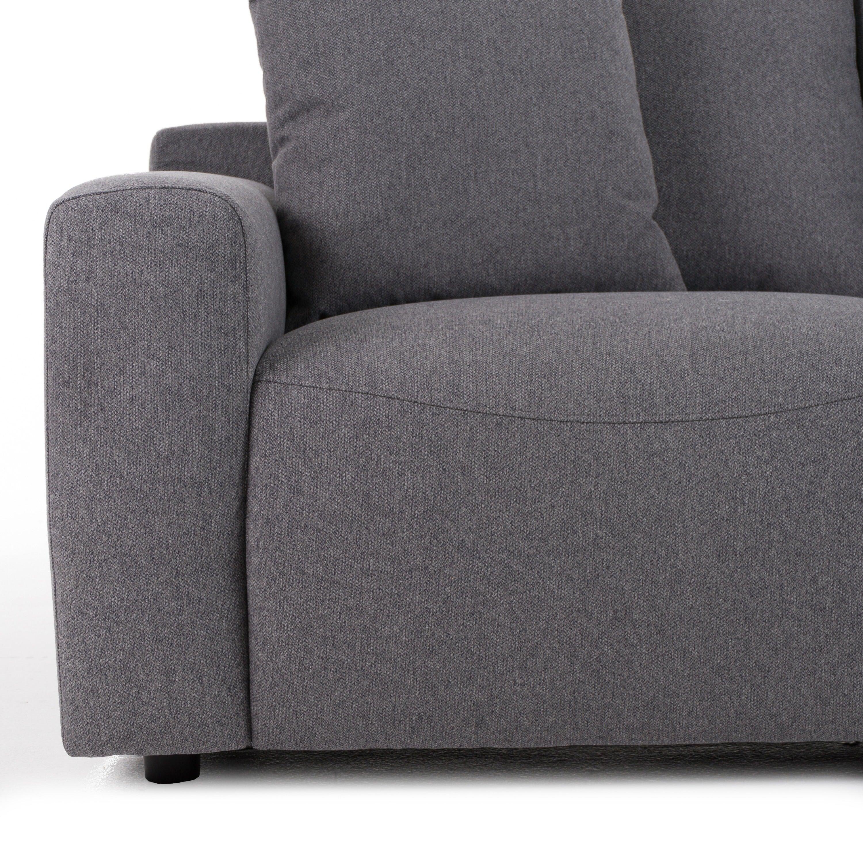 Gloria Modern Fabric Loveseat