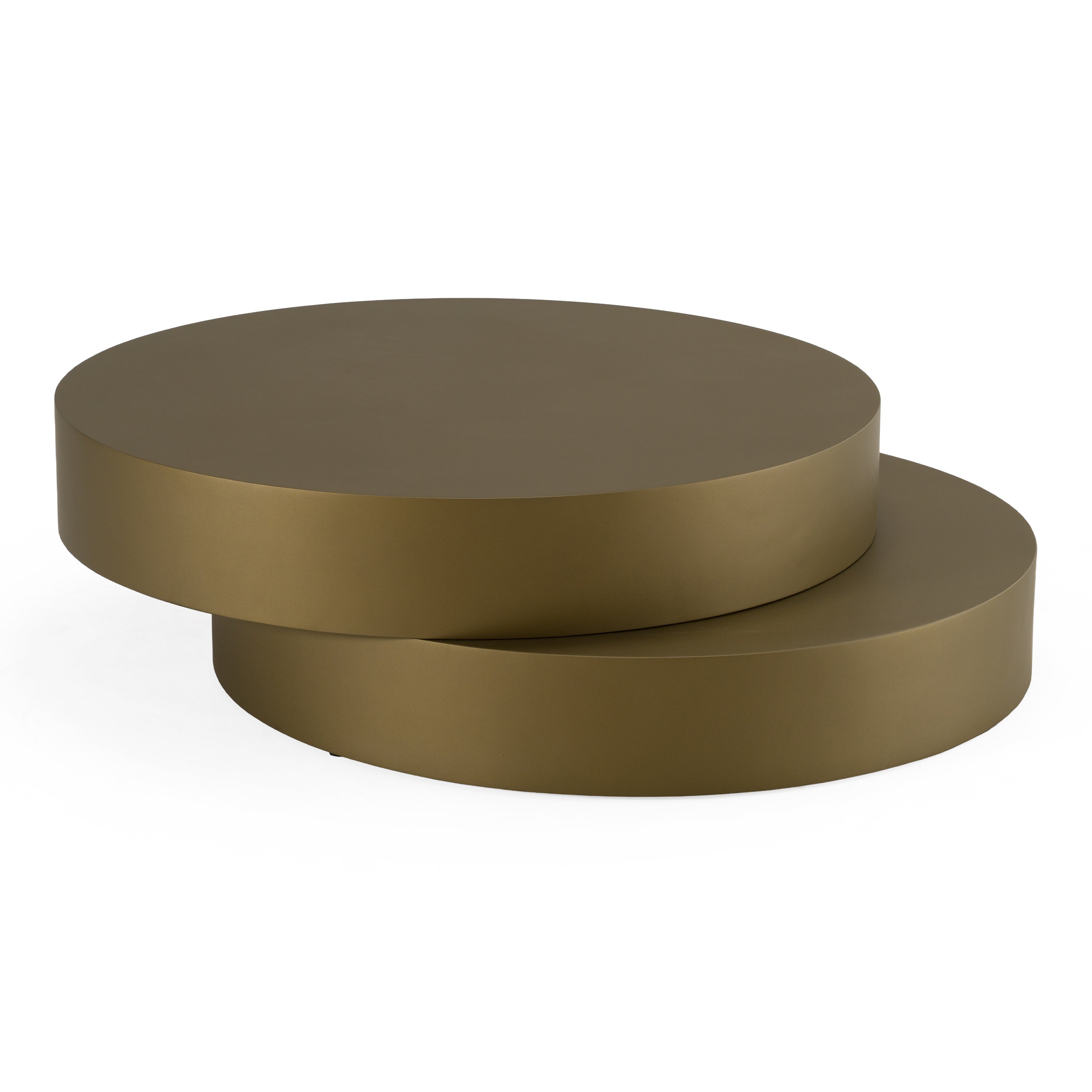 Grayson Glam Brushed Metallic Coffee Table