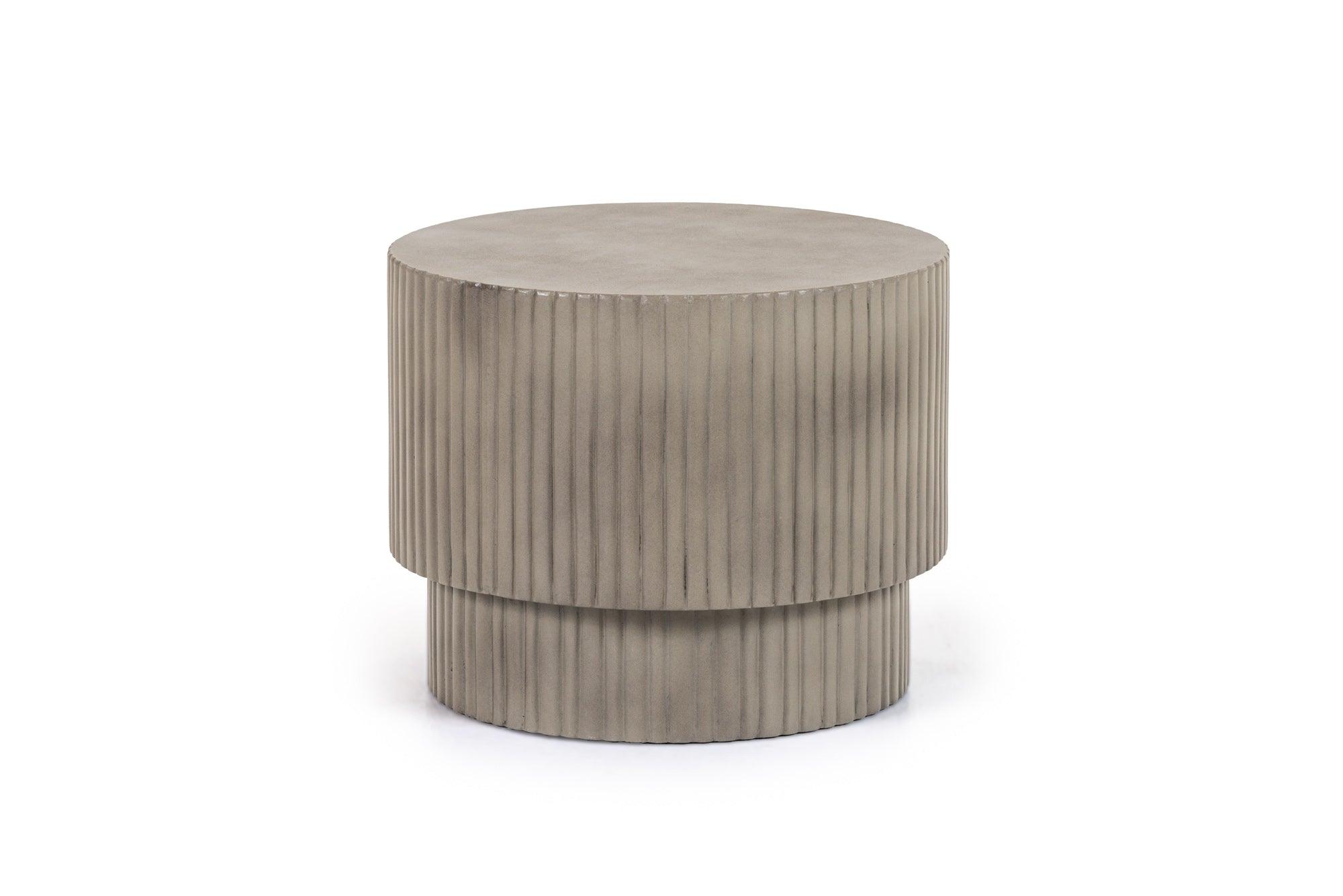 Gruver Modern Concrete End Table