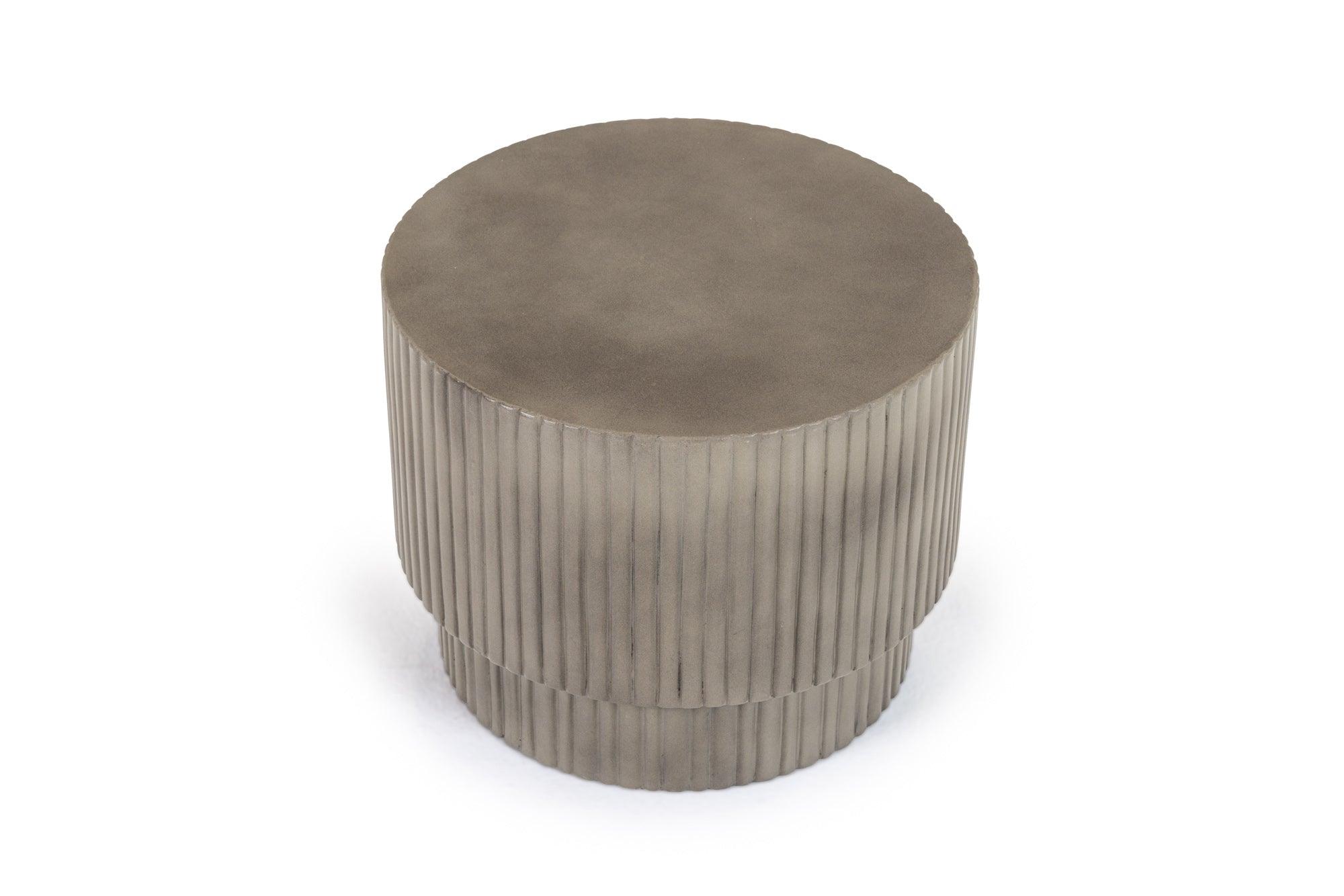 Gruver Modern Concrete End Table