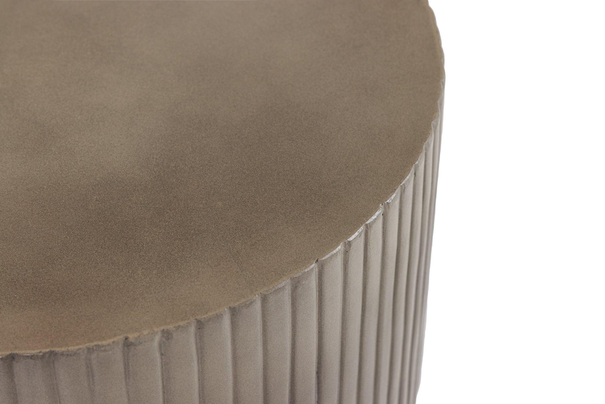 Gruver Modern Concrete End Table