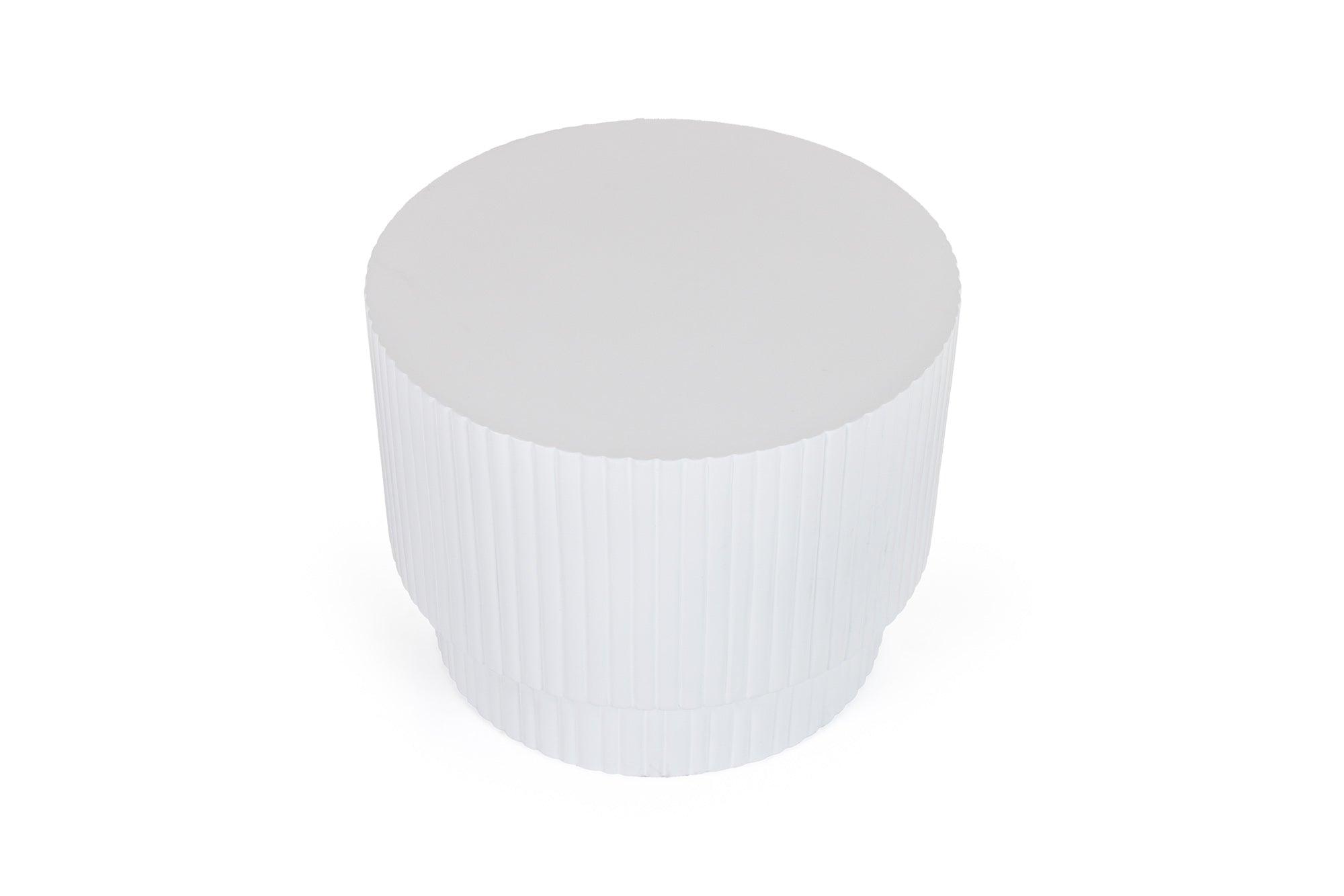 Gruver Modern Concrete End Table