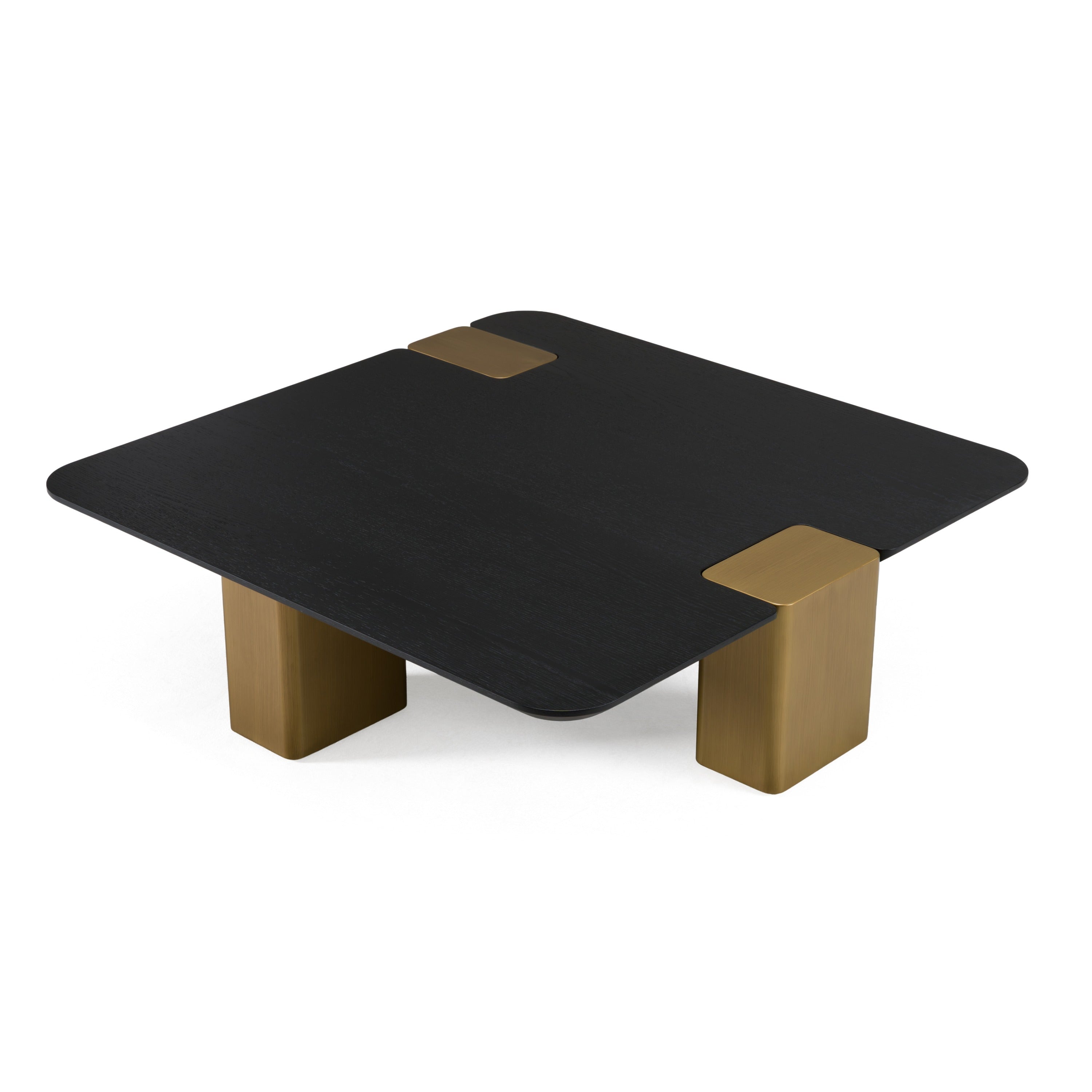 Modrest Harold Modern Brushed Large Square Coffee Table