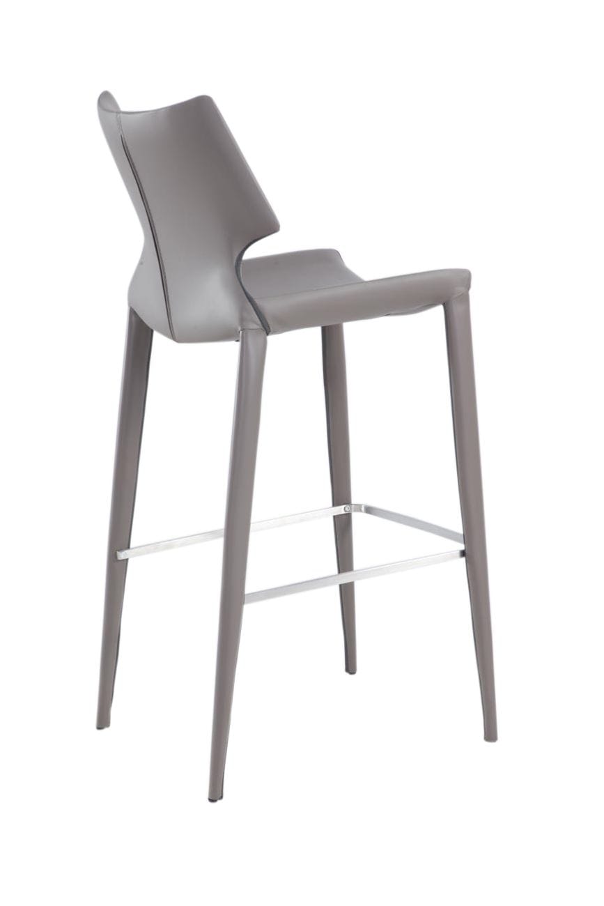 Hayes Modern EcoLeather Bar Stool (Set of 2)
