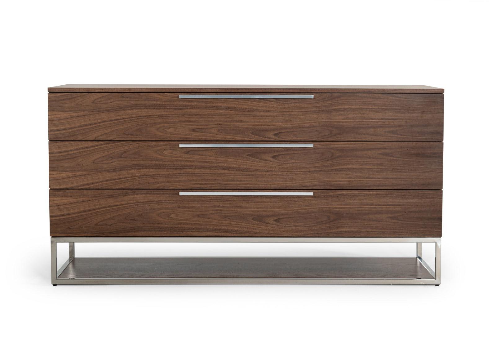 Heloise Contemporary Stainless Steel Dresser