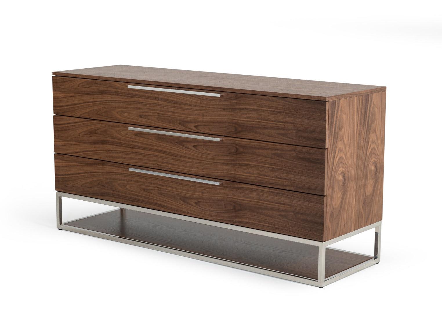 Heloise Contemporary Stainless Steel Dresser