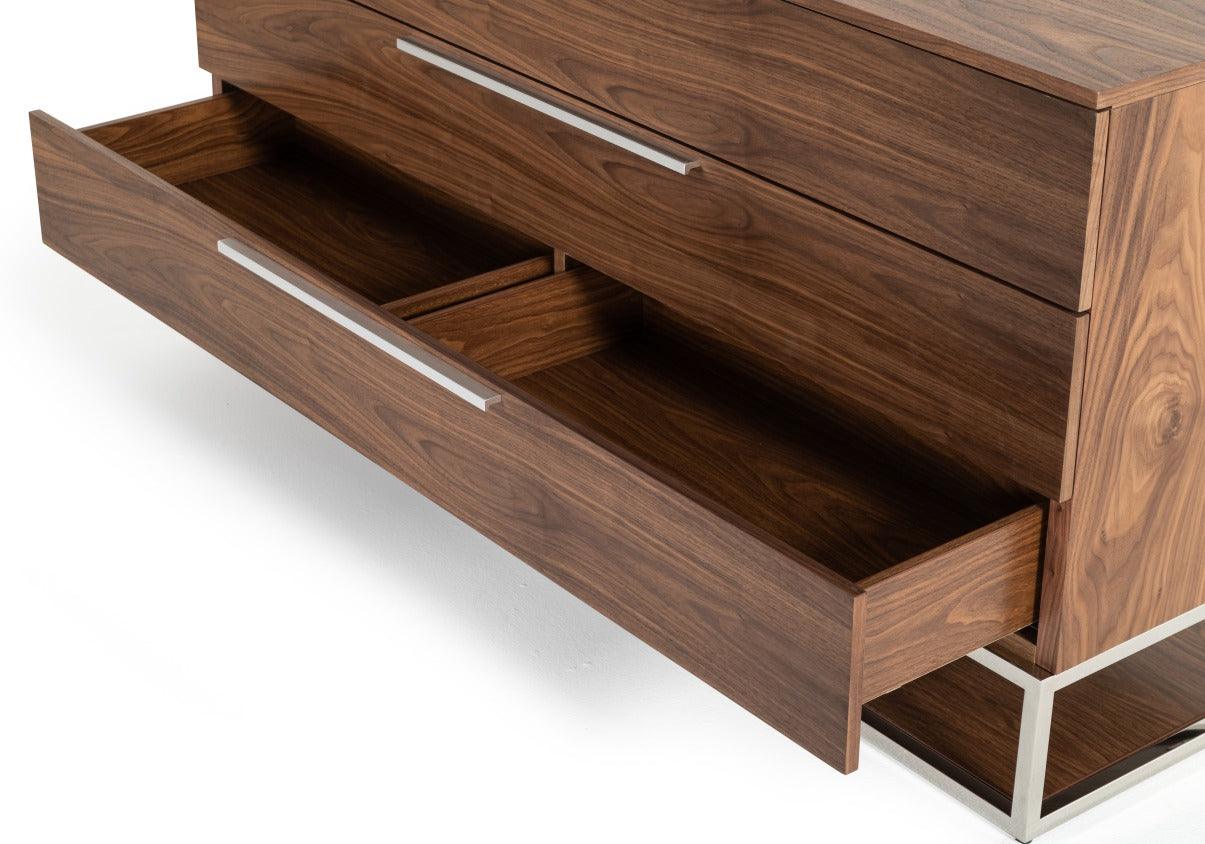 Heloise Contemporary Stainless Steel Dresser