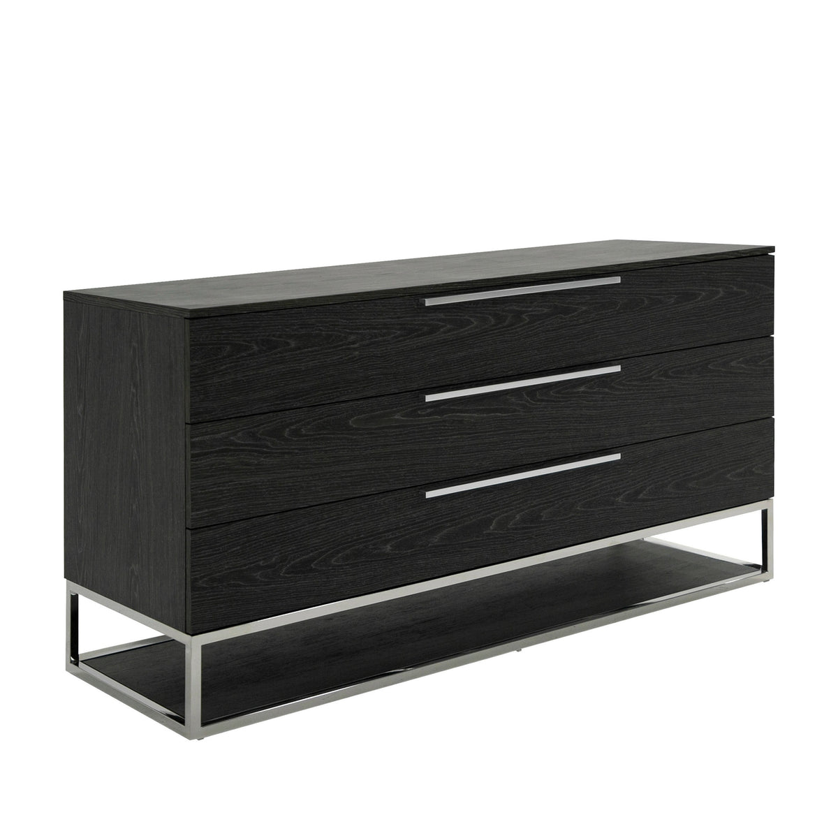 Heloise - Contemporary Leather and Elm 4-Piece Bedroom Set