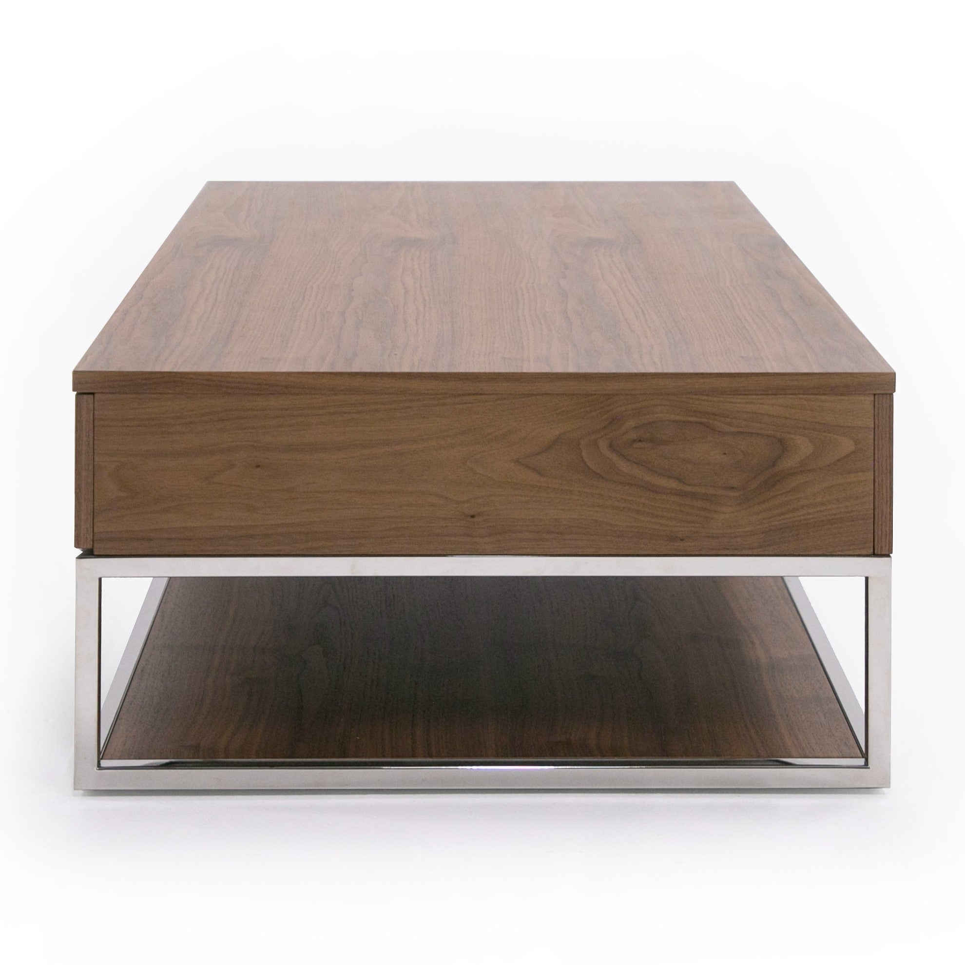 Heloise Modern and Stainless Steel Coffee Table