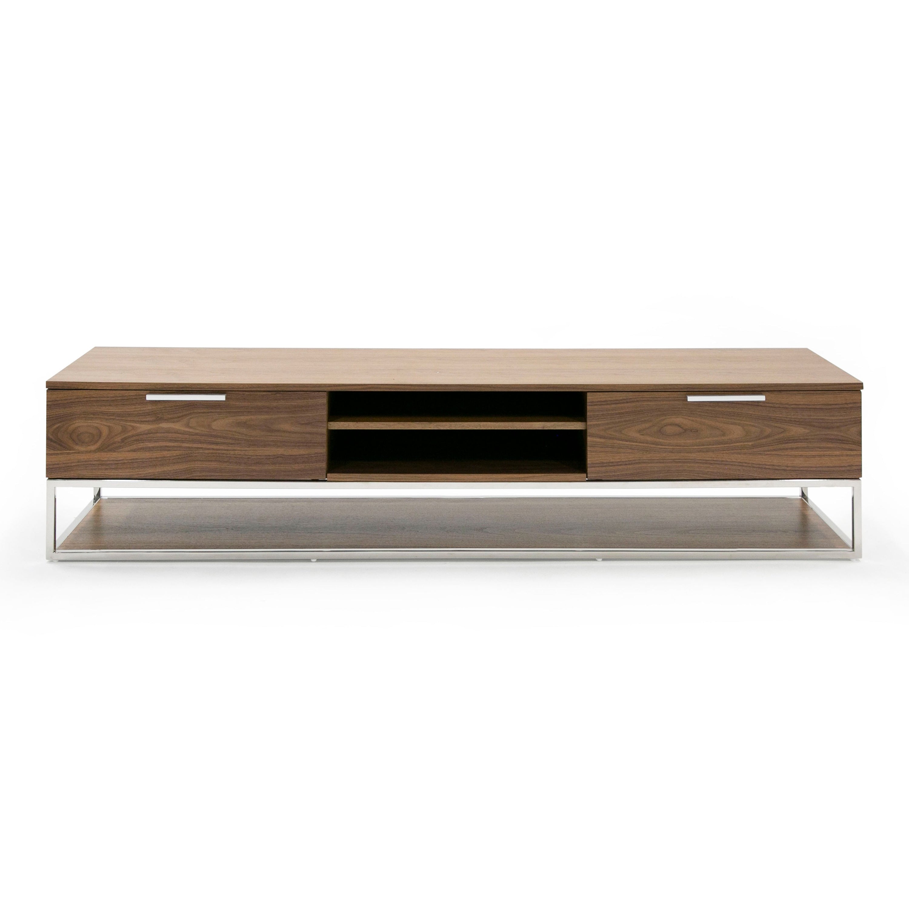 Heloise Modern and Stainless Steel TV Stand