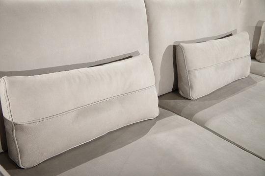 Hollywood Italian Leather LAF Chaise Sectional Sofa
