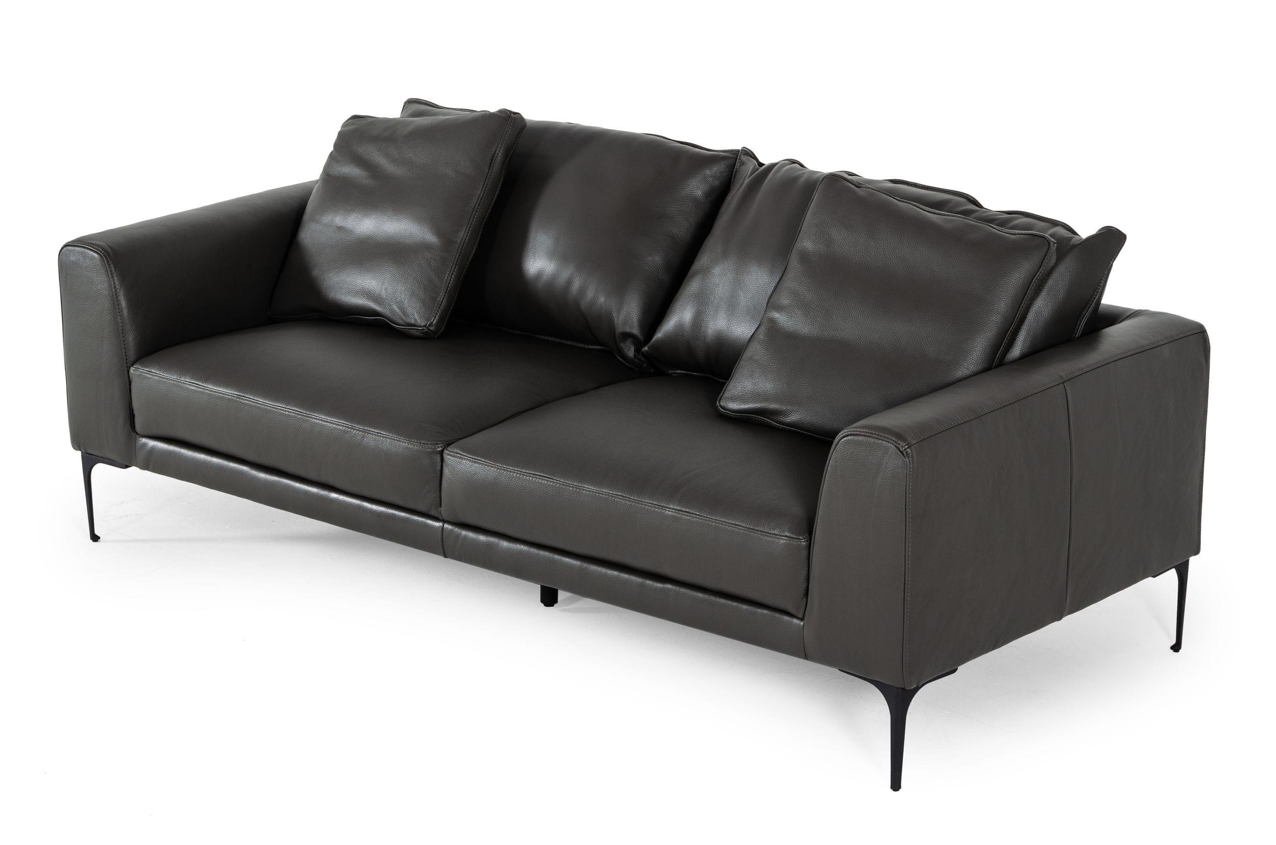 Jacoba Modern Leather Sofa