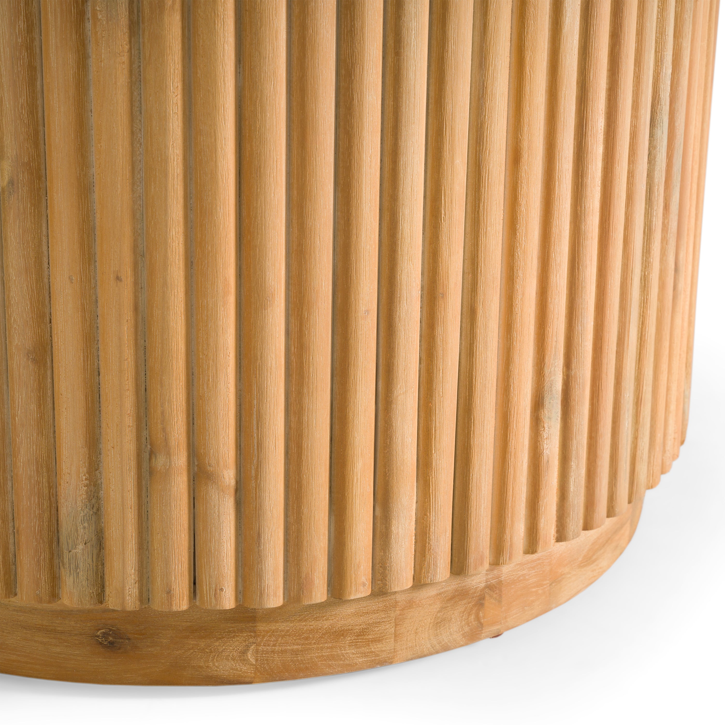 Jacobson Modern Acacia Oval Large Dining Table