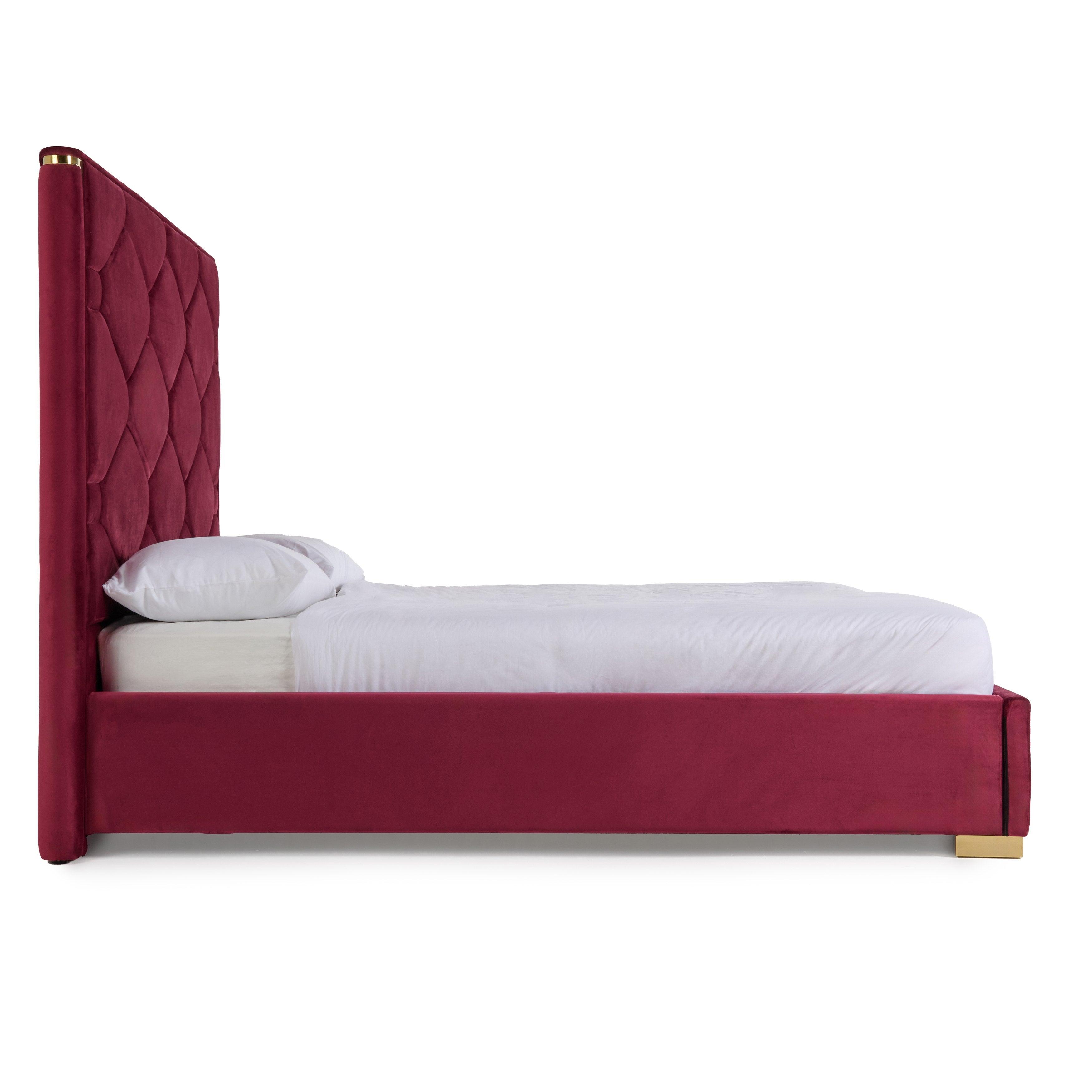 Janet Modern Velvet Bed