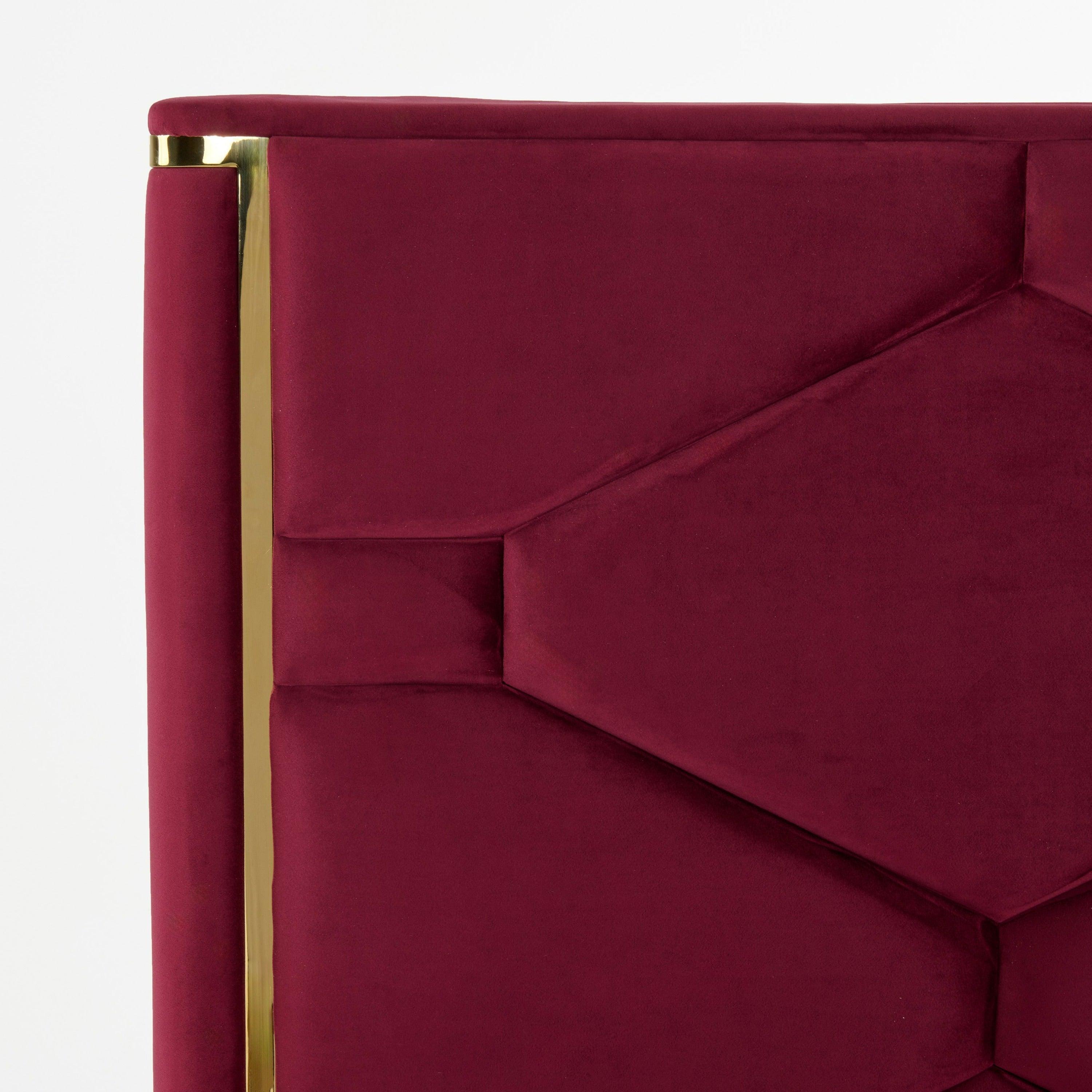 Janet Modern Velvet Bed