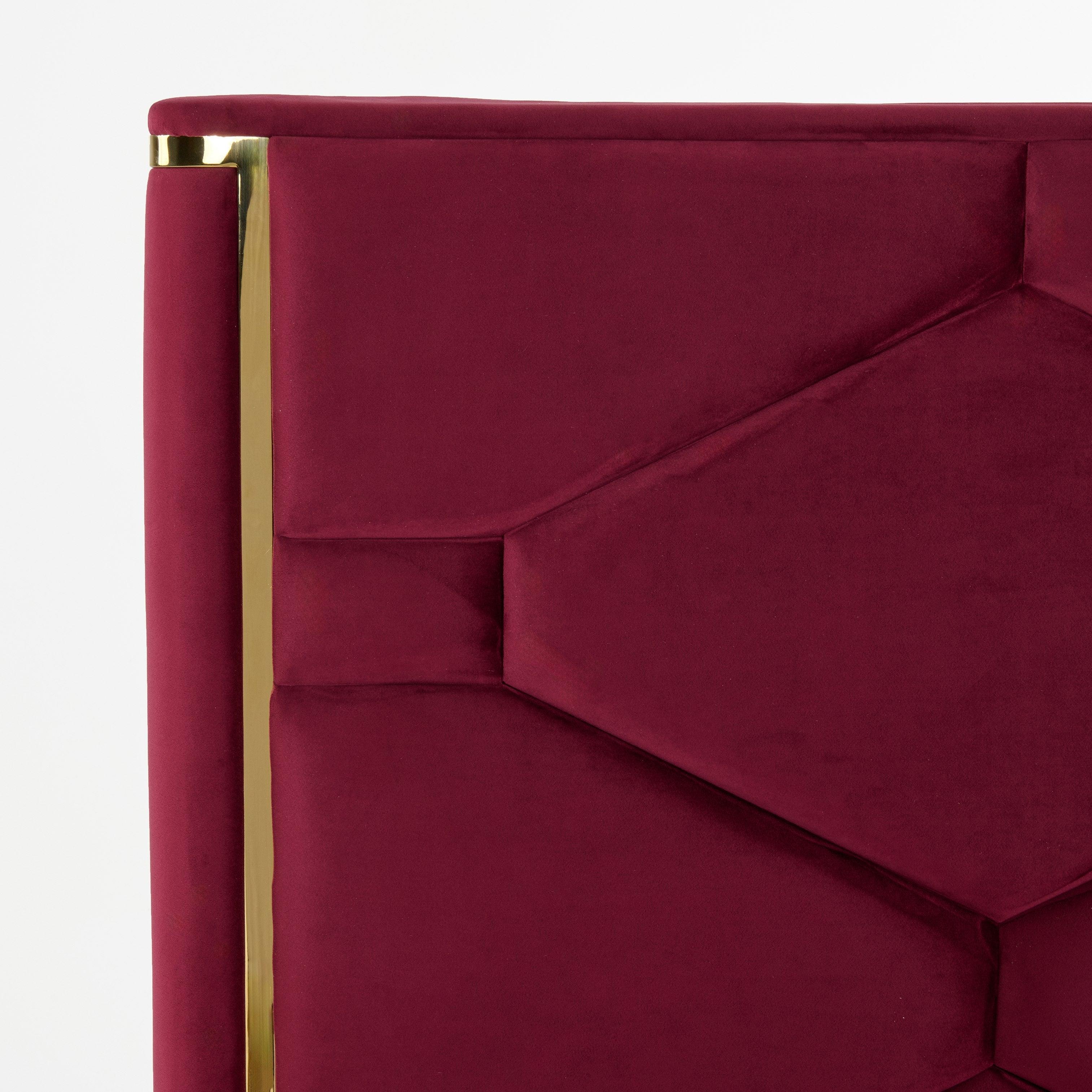 Janet Modern Velvet Bed
