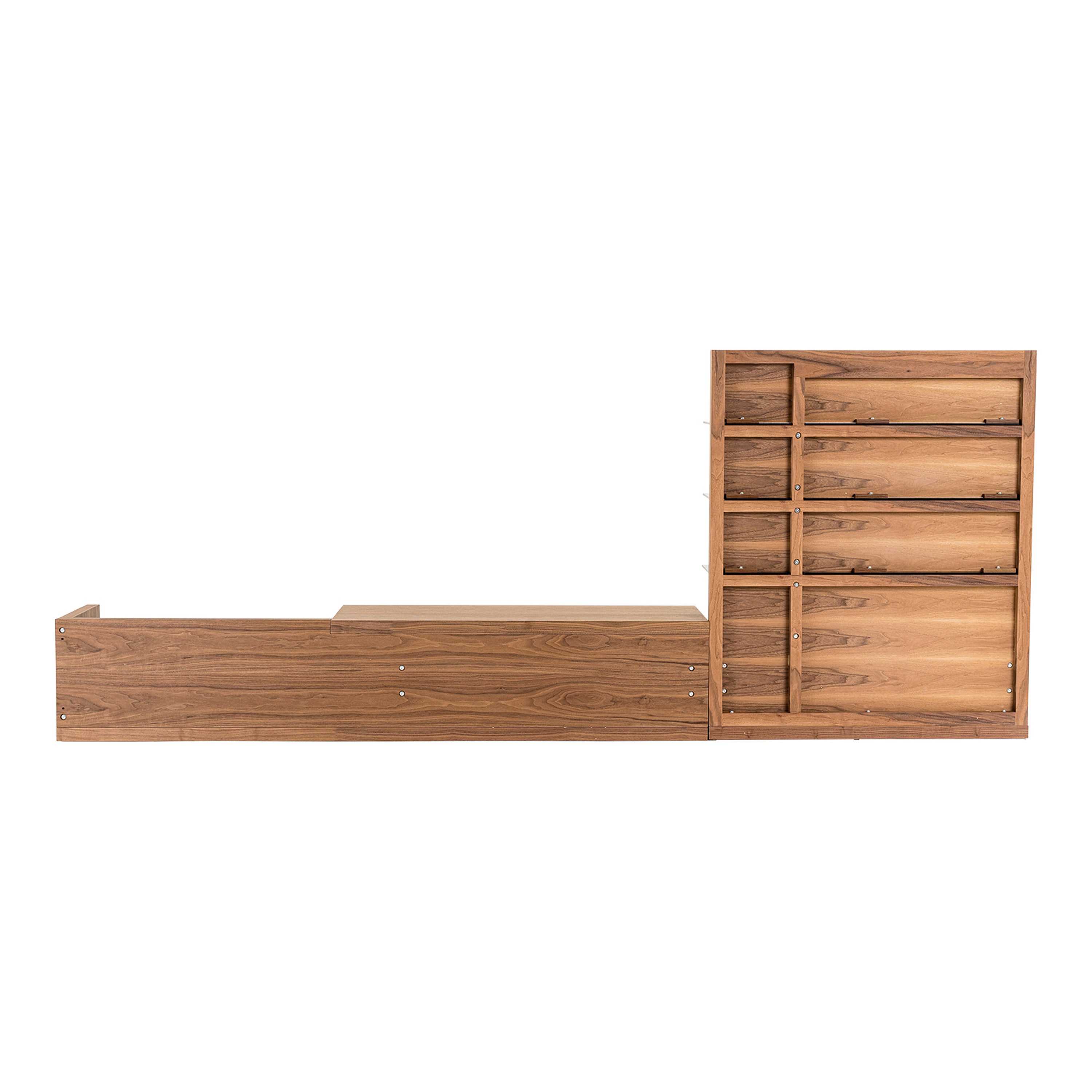 Jefferson Mid-Century Modern Reversible Entertainment Center