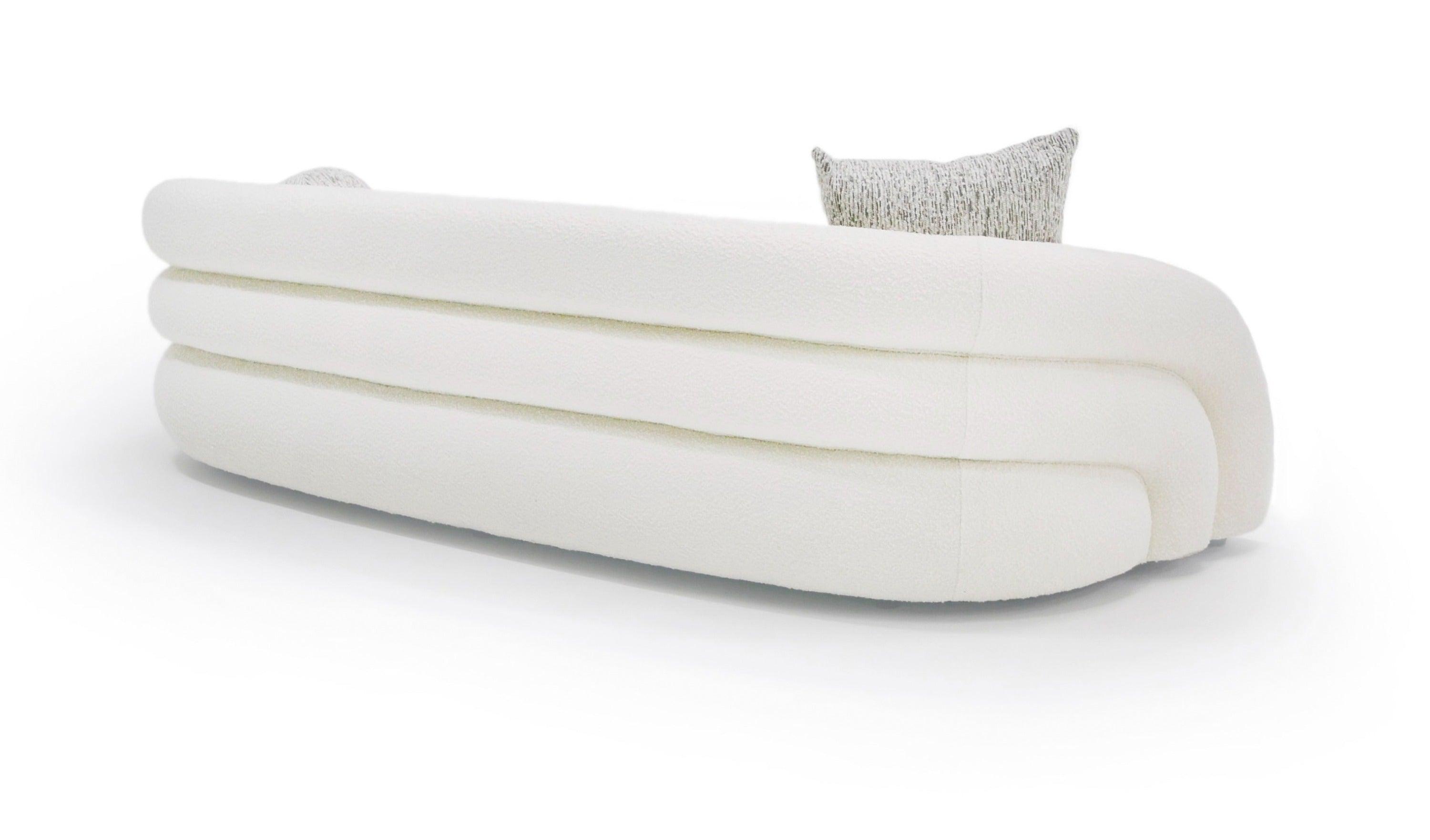 Joshua Modern 4-Seater Curved and Fabric Sofa