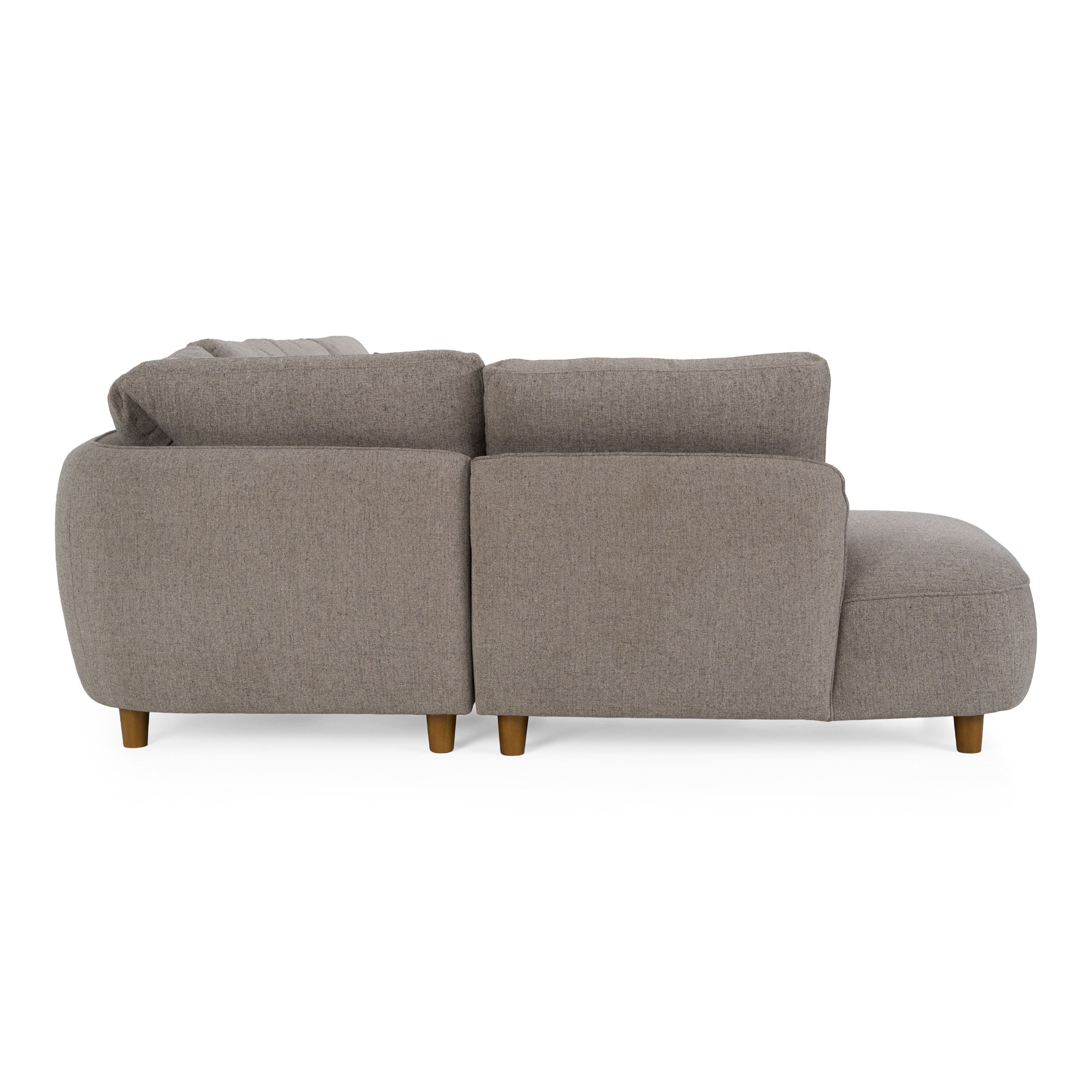 Joslin Modern Fabric U-Shaped Sectional Sofa