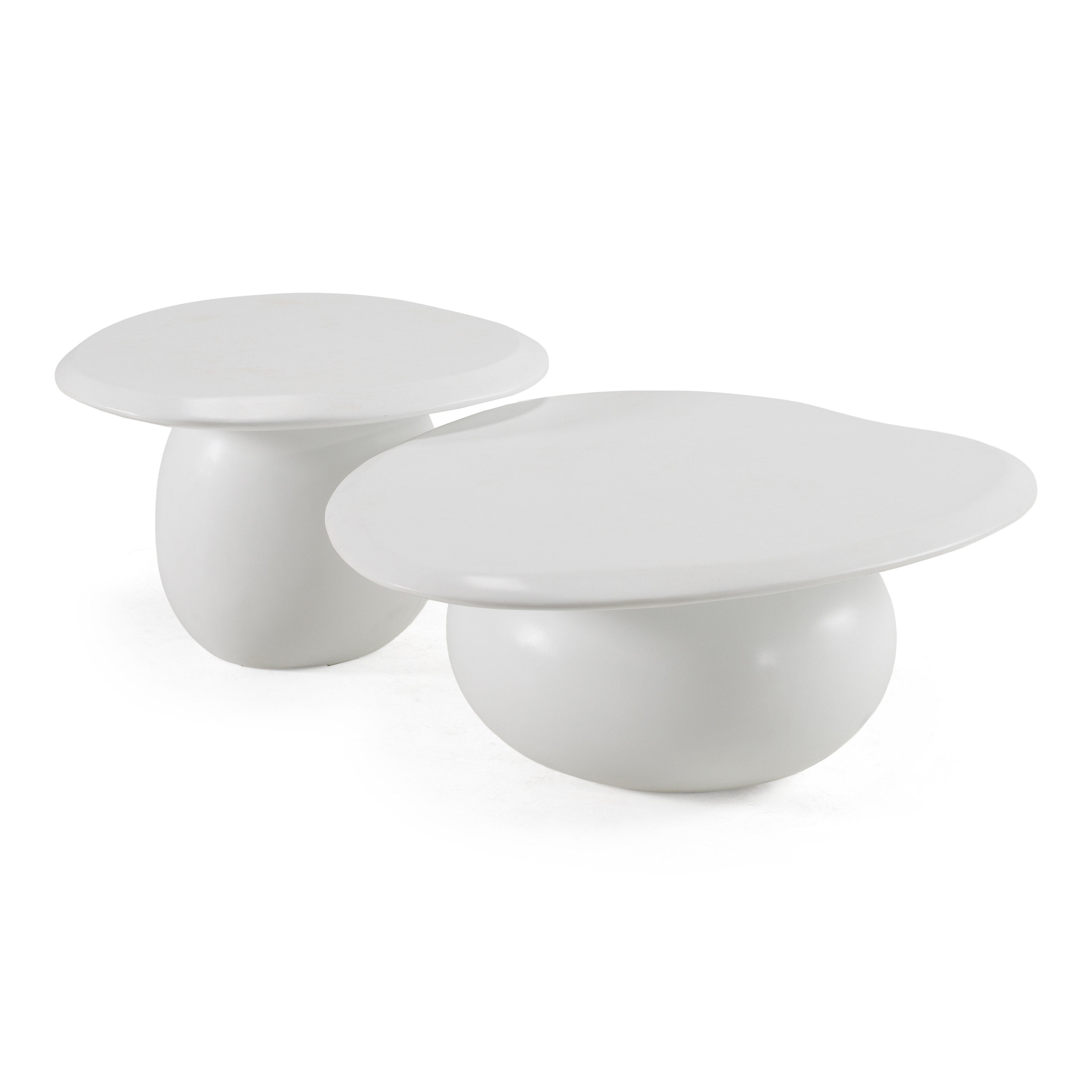 Kalvin Modern Concrete Nesting Coffee Table Set