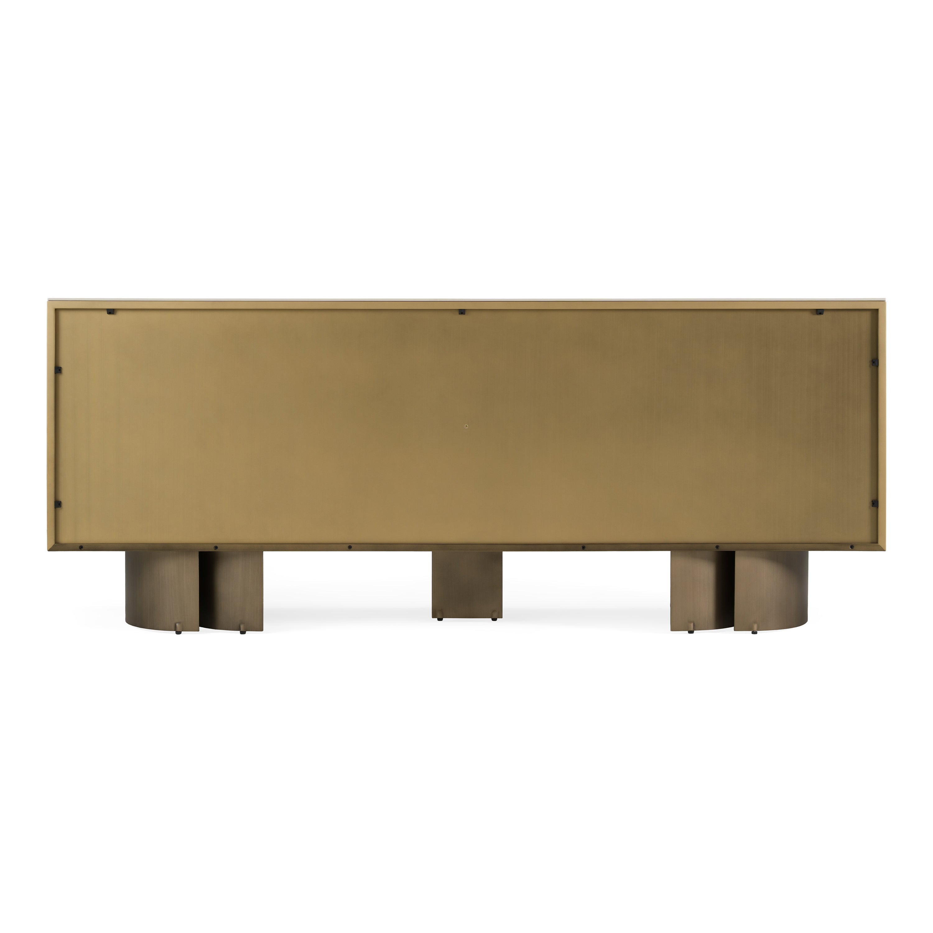 Kiefer Modern Faux Travertine Ceramic Buffet