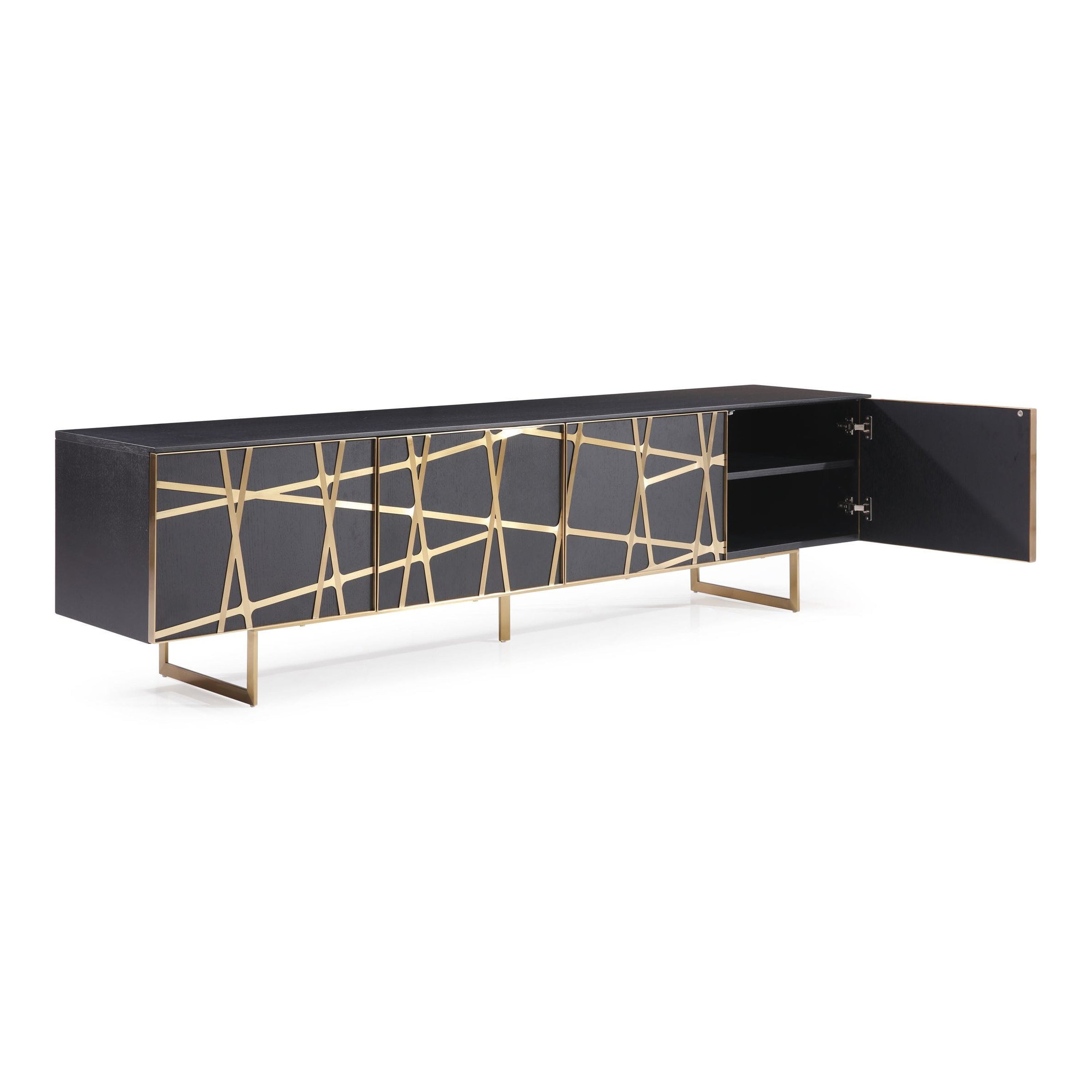 Kilson Modern Champagne TV Stand