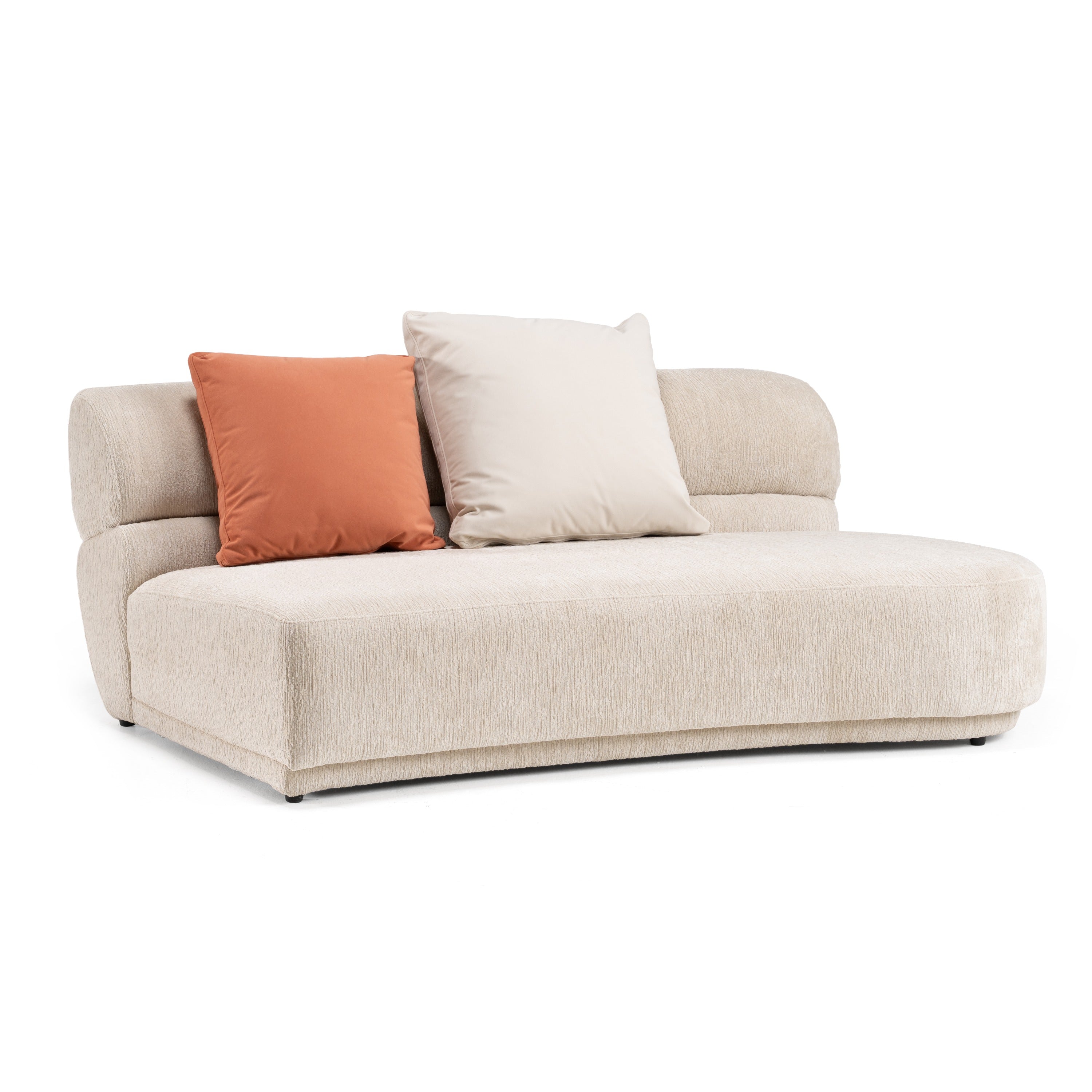 Knight Modern Fabric Curved Sectional Sofa