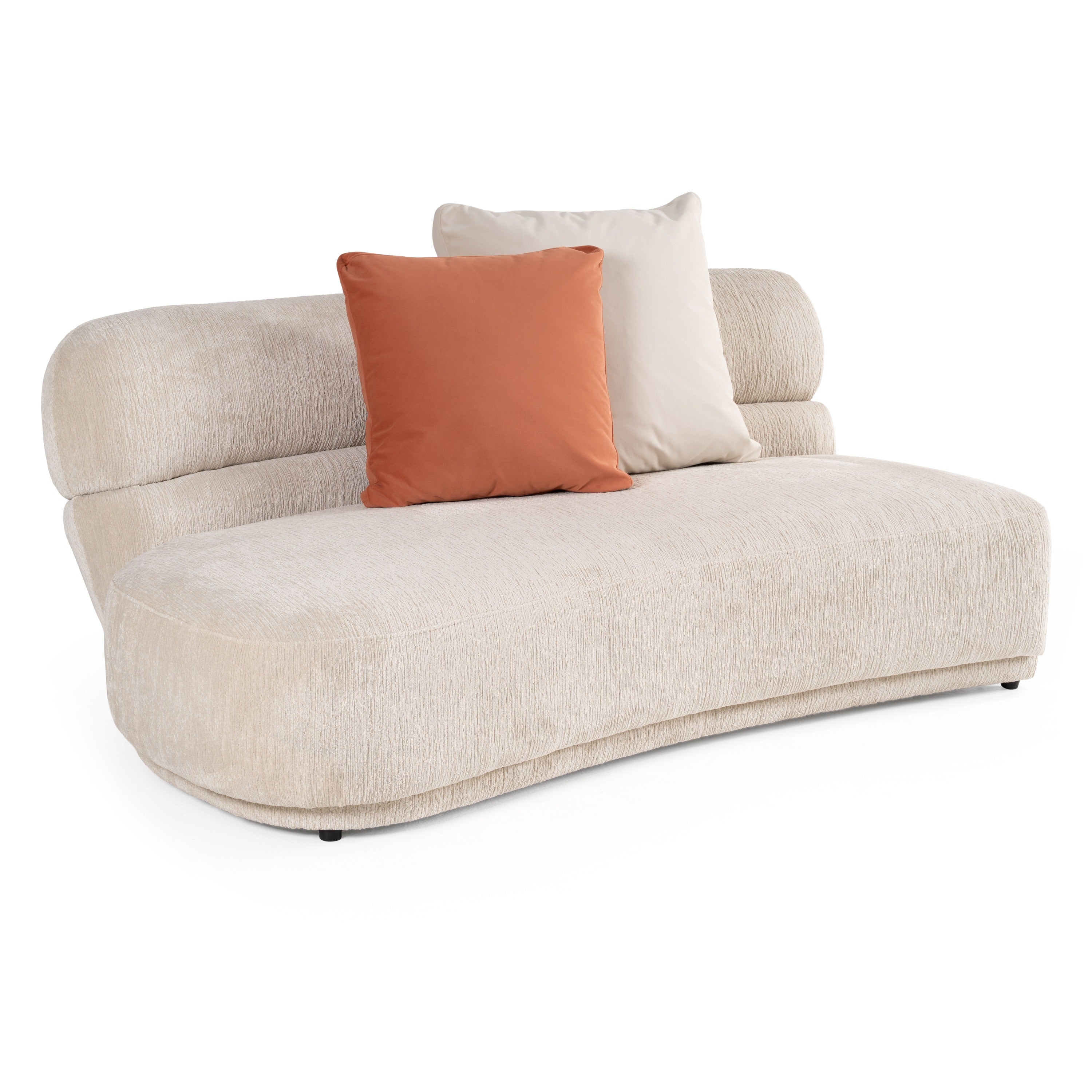Knight Modern Fabric Curved Sectional Sofa
