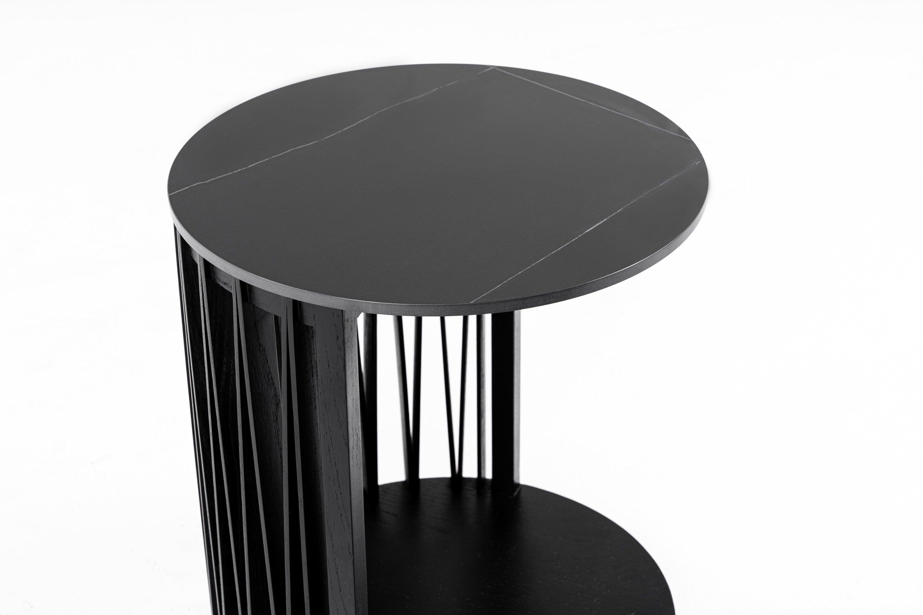 Larimer Modern Round Coffee Table Set